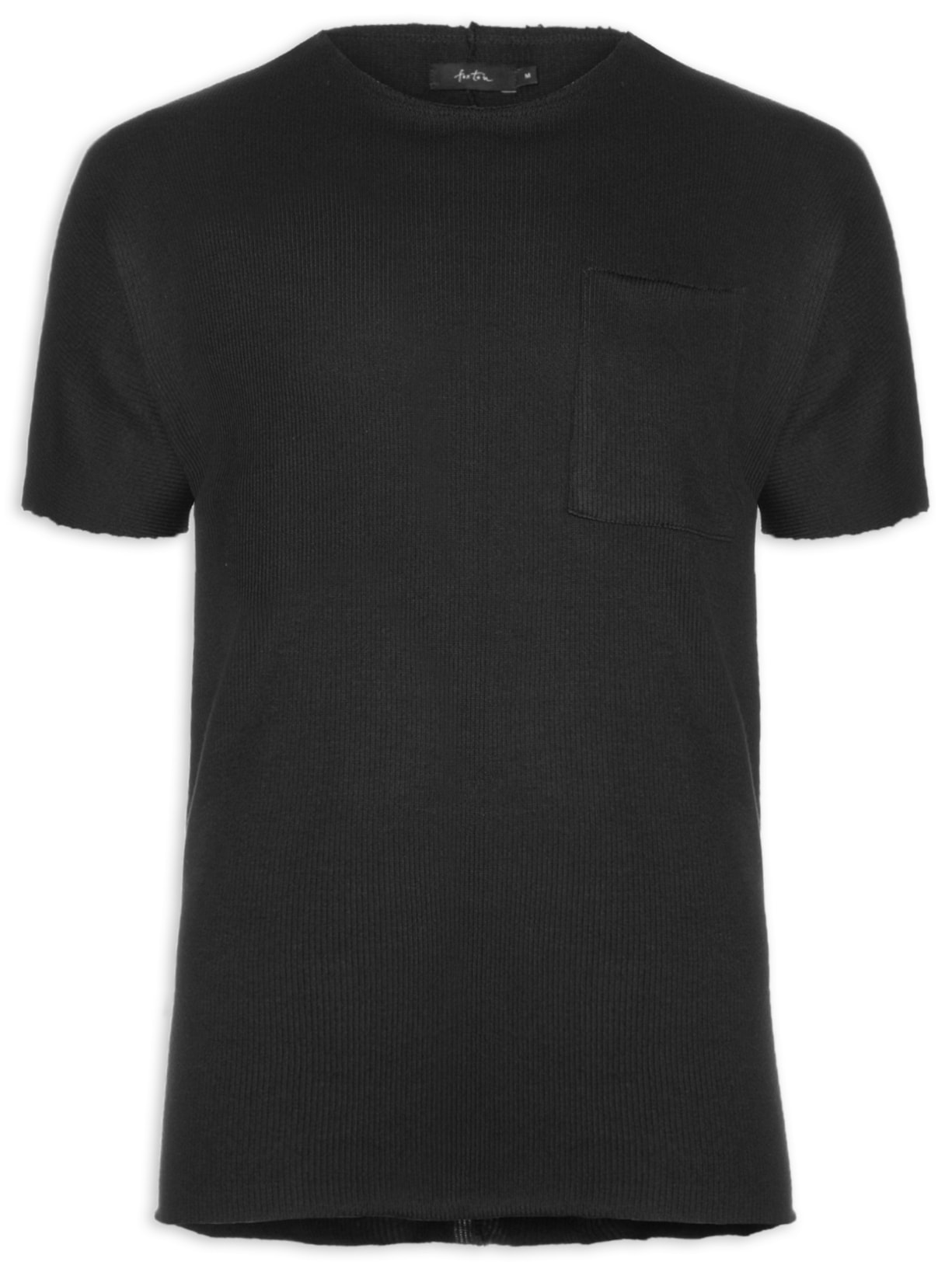 Camiseta Masculina Tricot Comfy - Preto