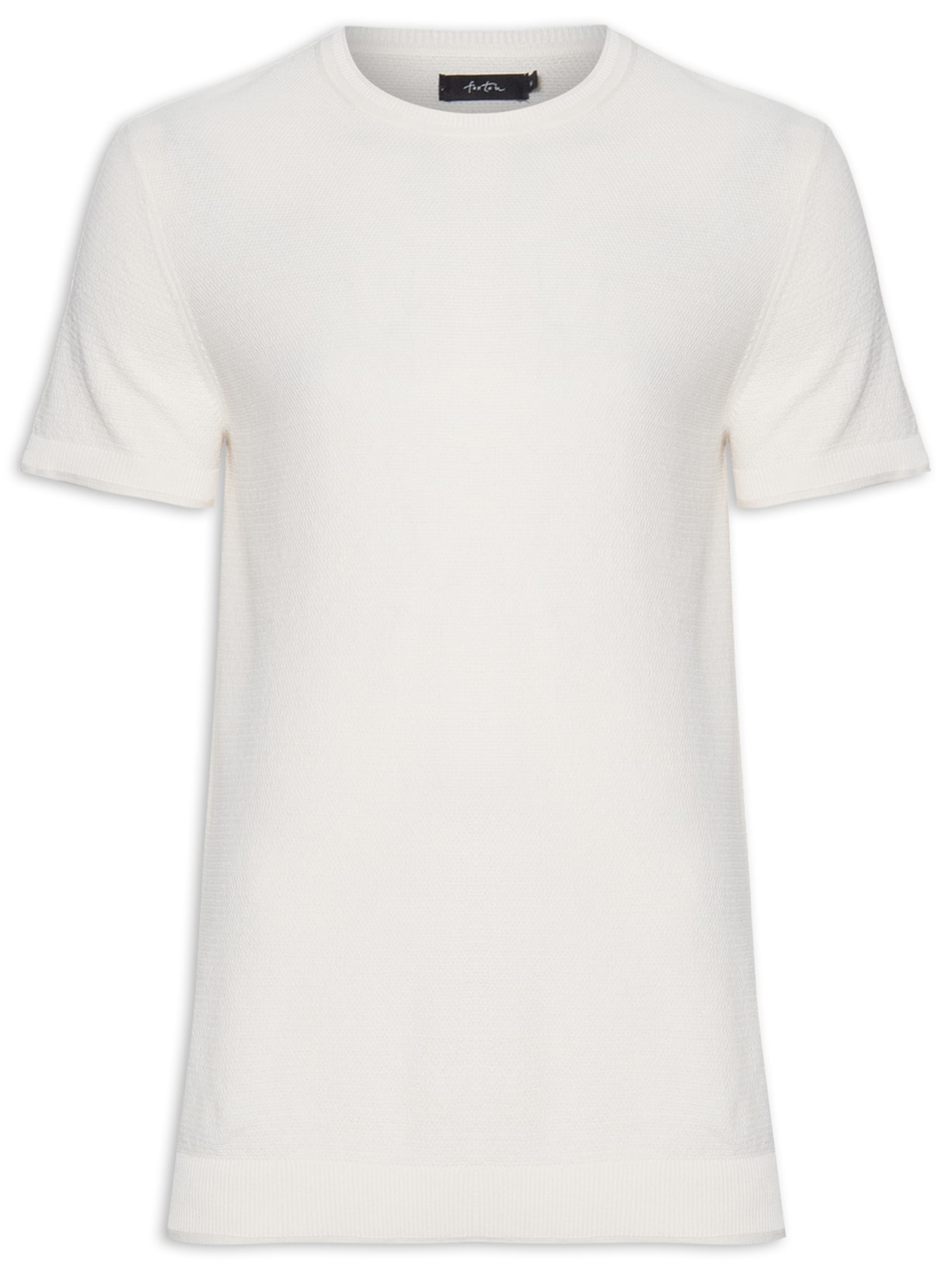 Camiseta Masculina Tricot Corda New - Off White
