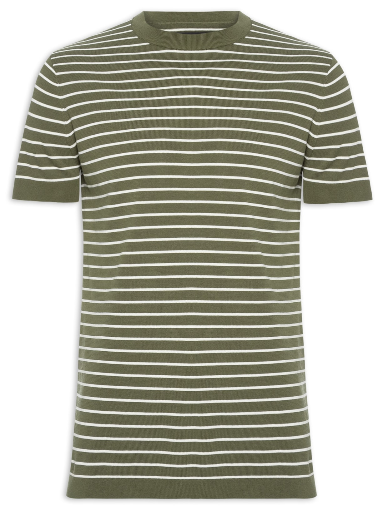Camiseta Masculina Tricot Listra Viena - Verde