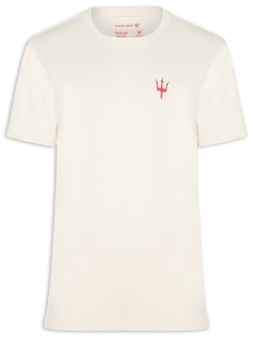 Camiseta Masculina Tridente Sunset - Bege