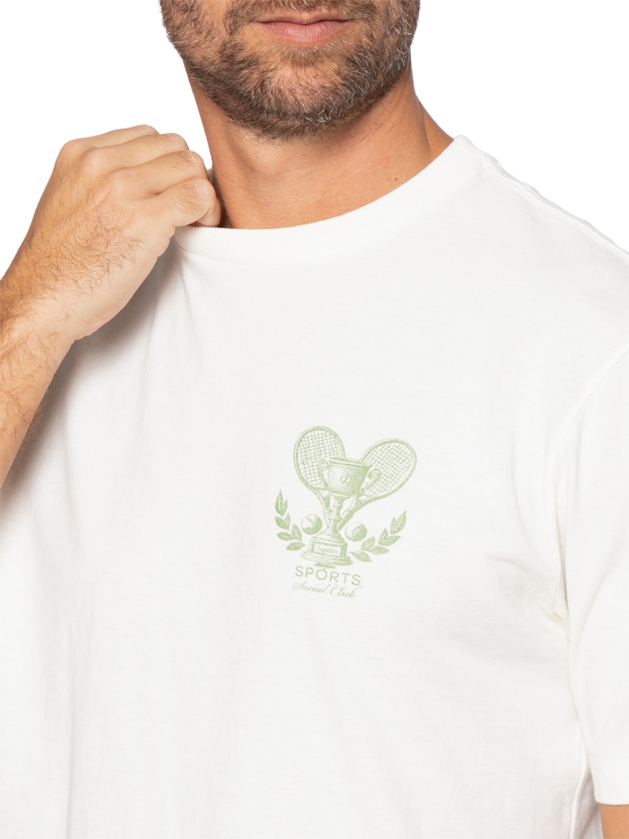 Camiseta Masculina Troféu Branco Zapalla