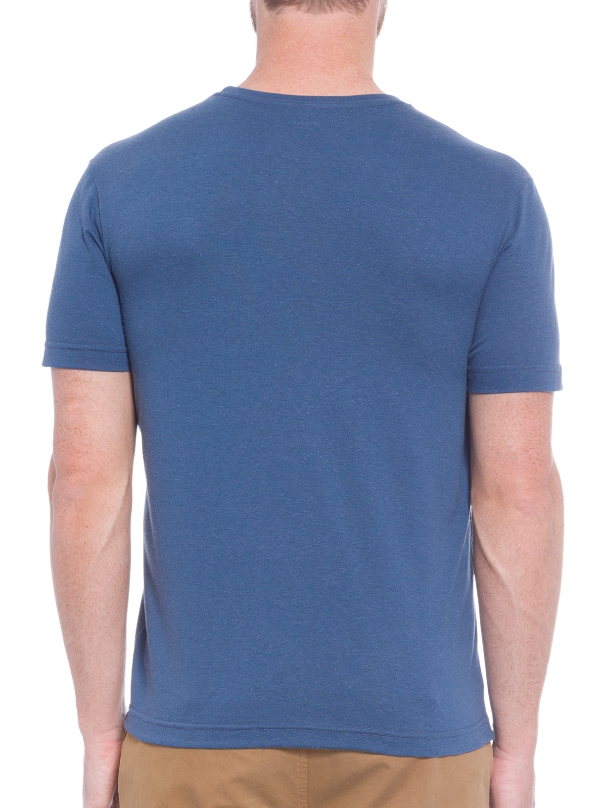 Camiseta Masculina Tropical Azul Zapalla