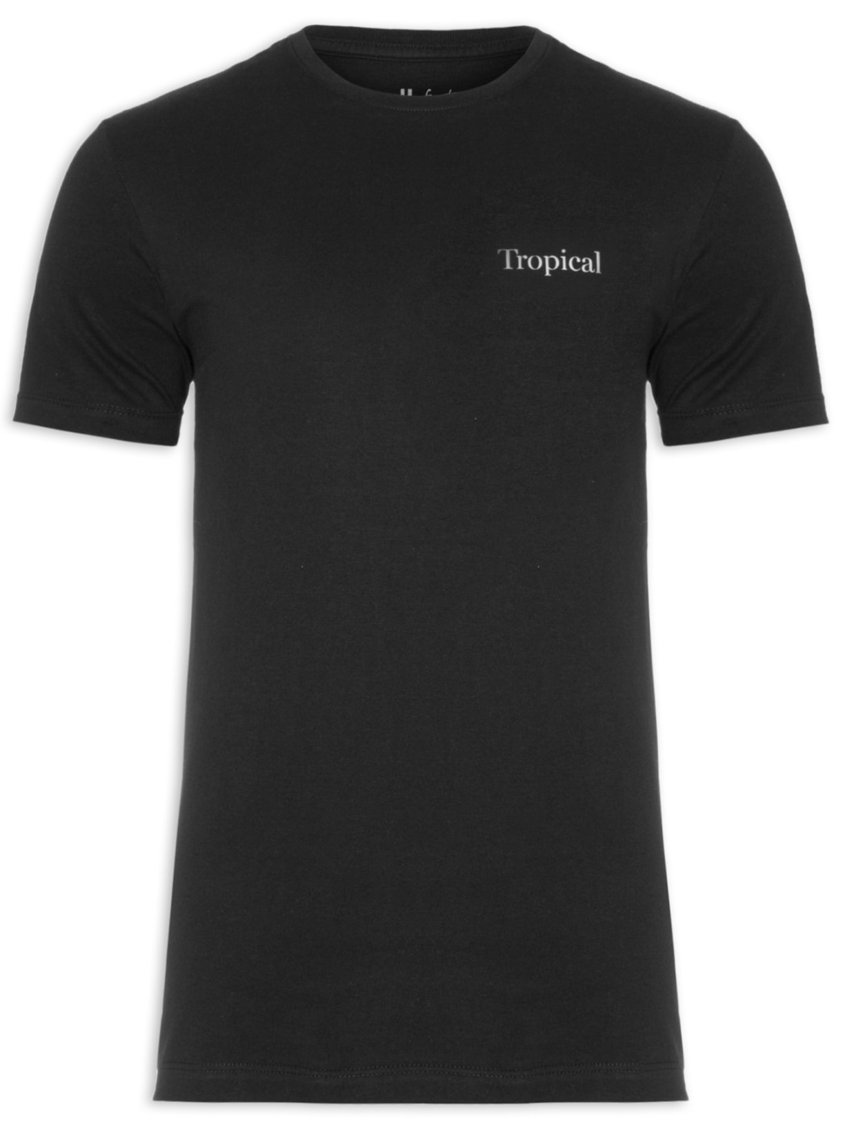 Camiseta Masculina Tropical Caipirinha - Preto