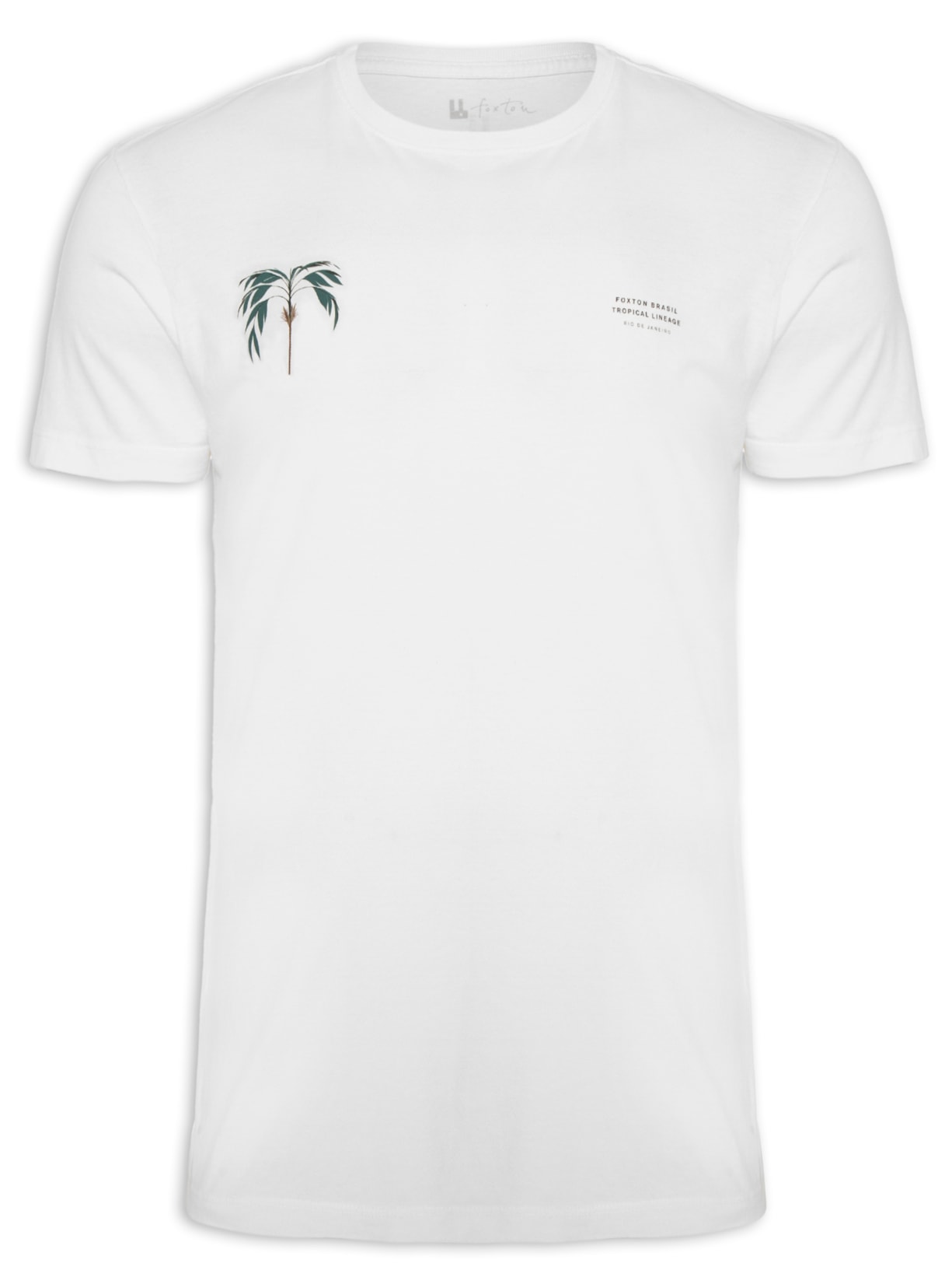 Camiseta Masculina Tropical Lineage - Off White