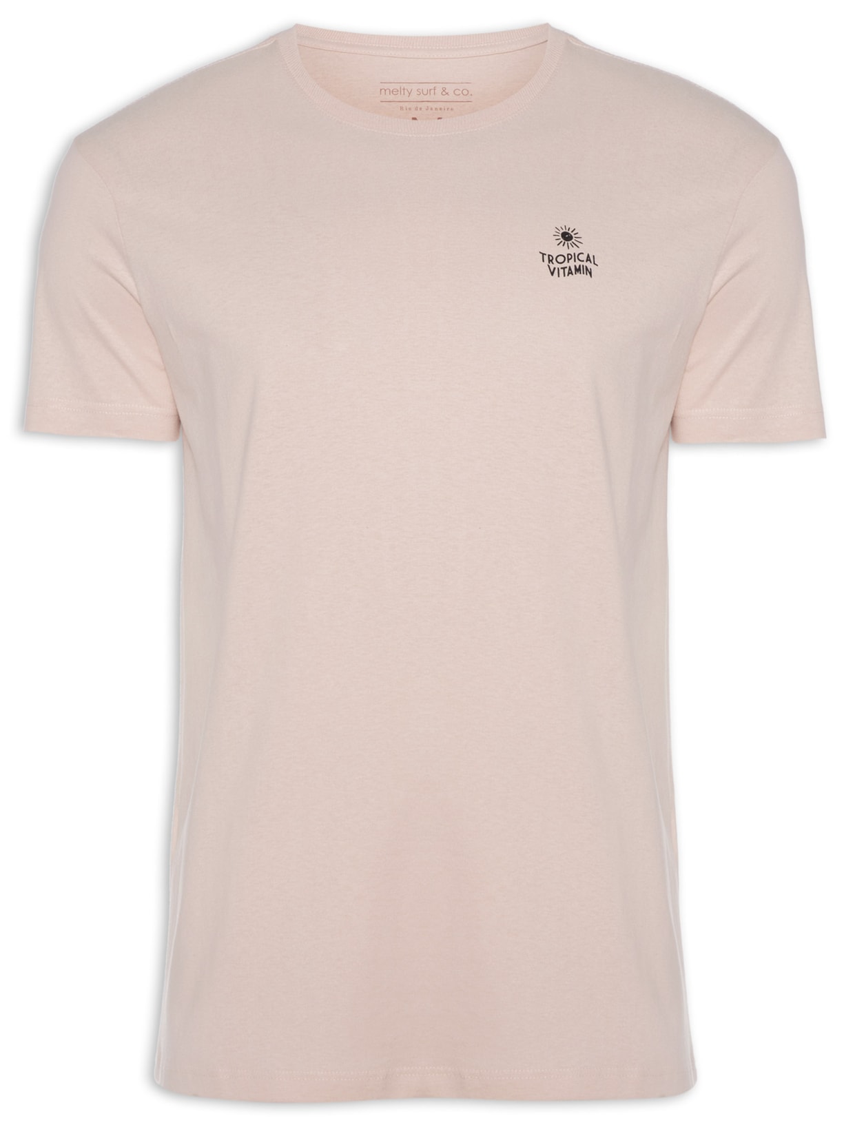 Camiseta Masculina Tropical Vitamin - Rosa