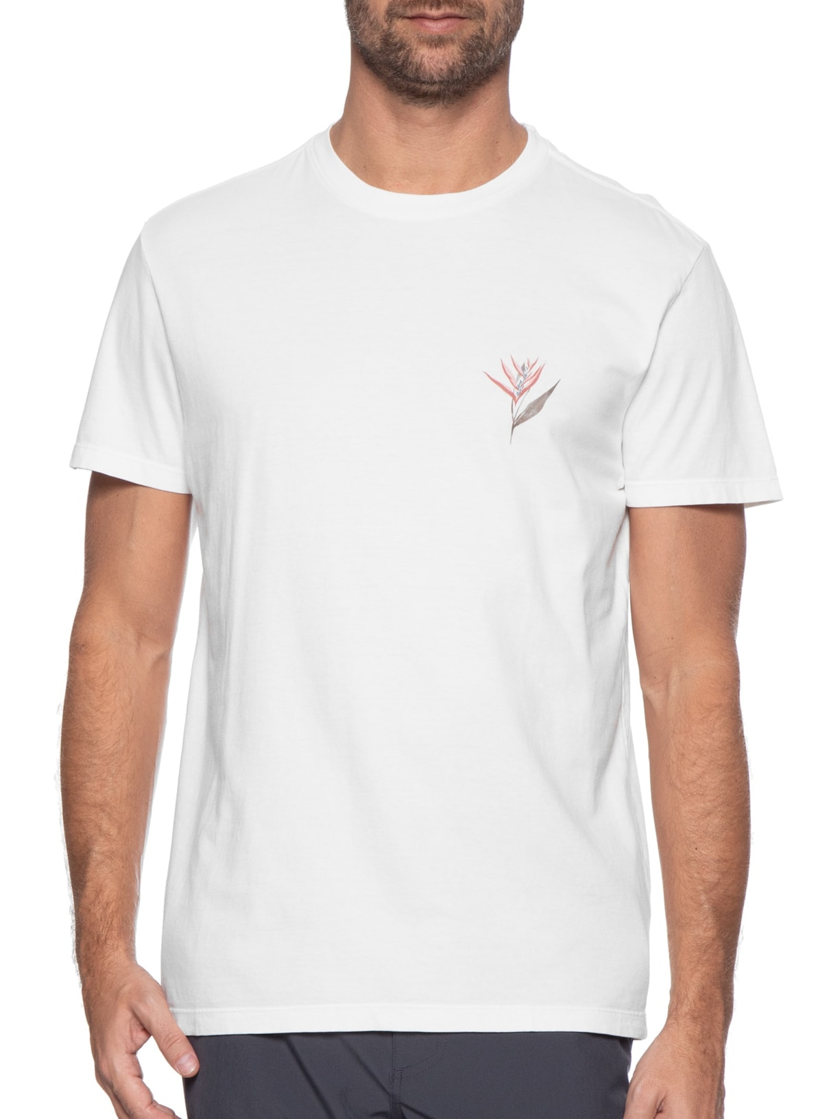 Camiseta Masculina Tropicale Branco Foxton