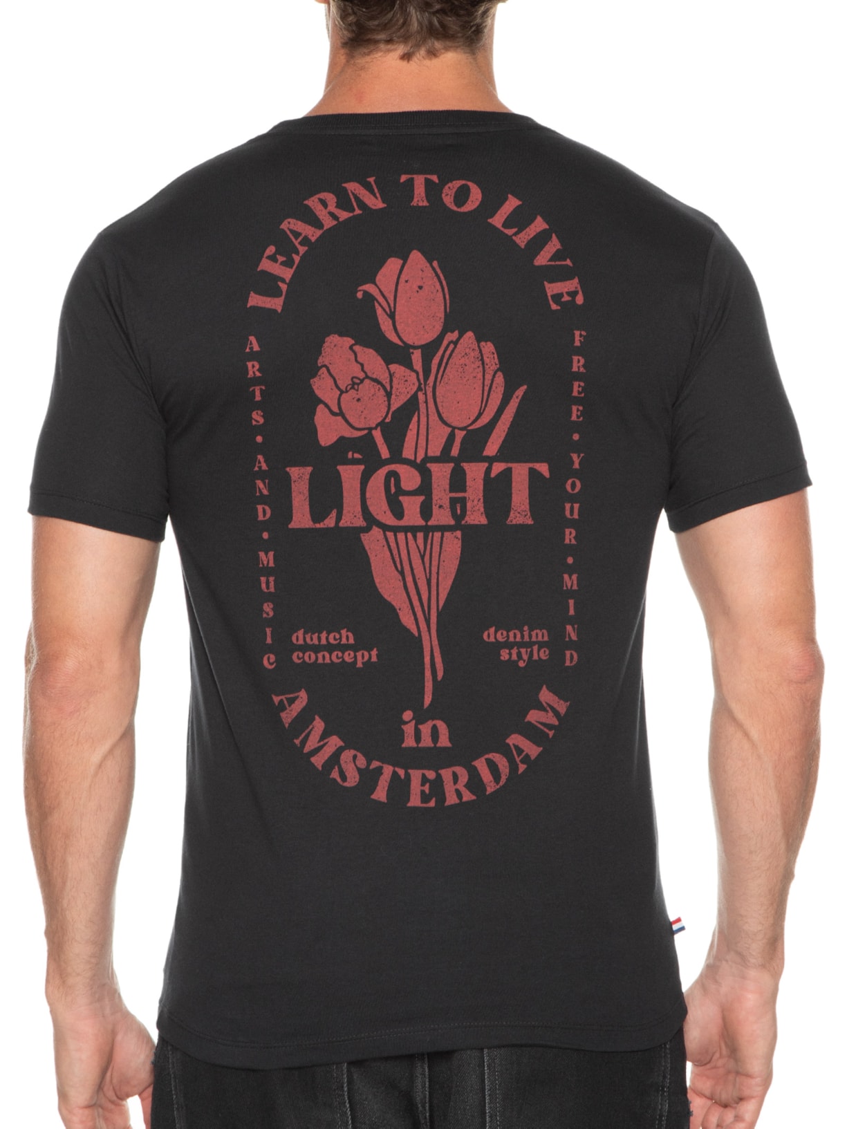 Camiseta Masculina Tulip Poster Preto Von Der Volke