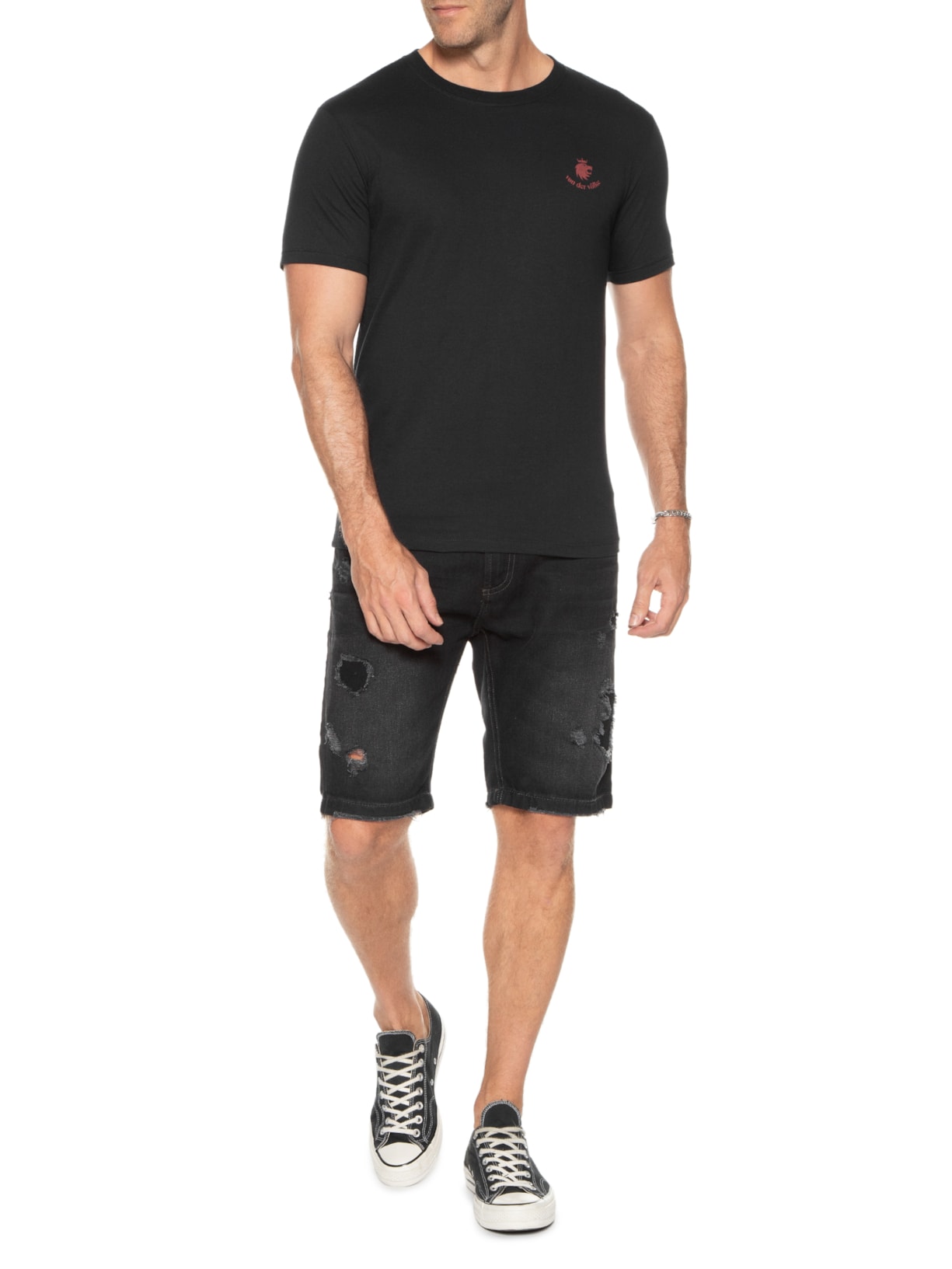 Camiseta Masculina Tulip Poster Preto Von Der Volke