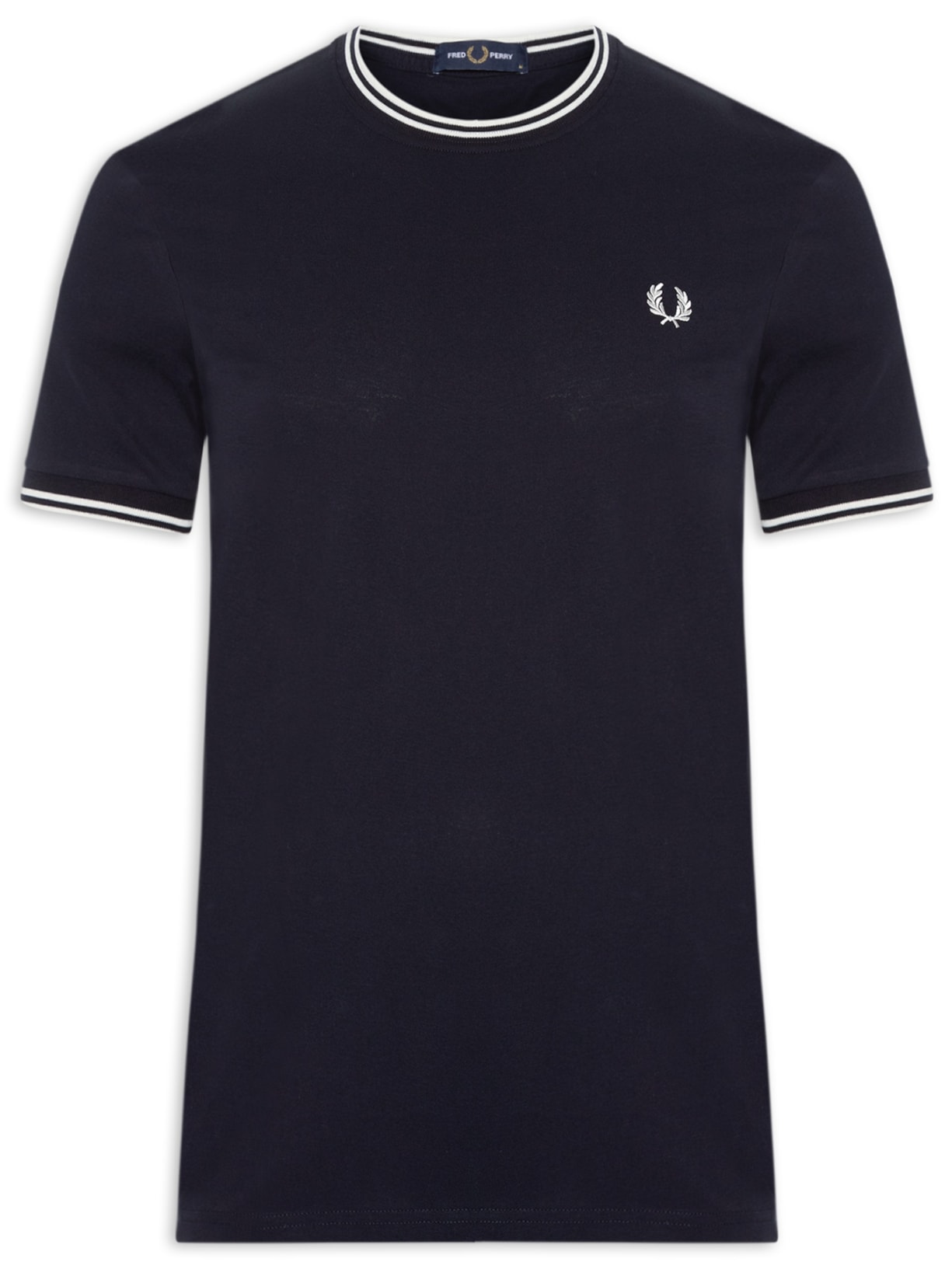 Camiseta Masculina Twin Tipped Azul Fred Perry