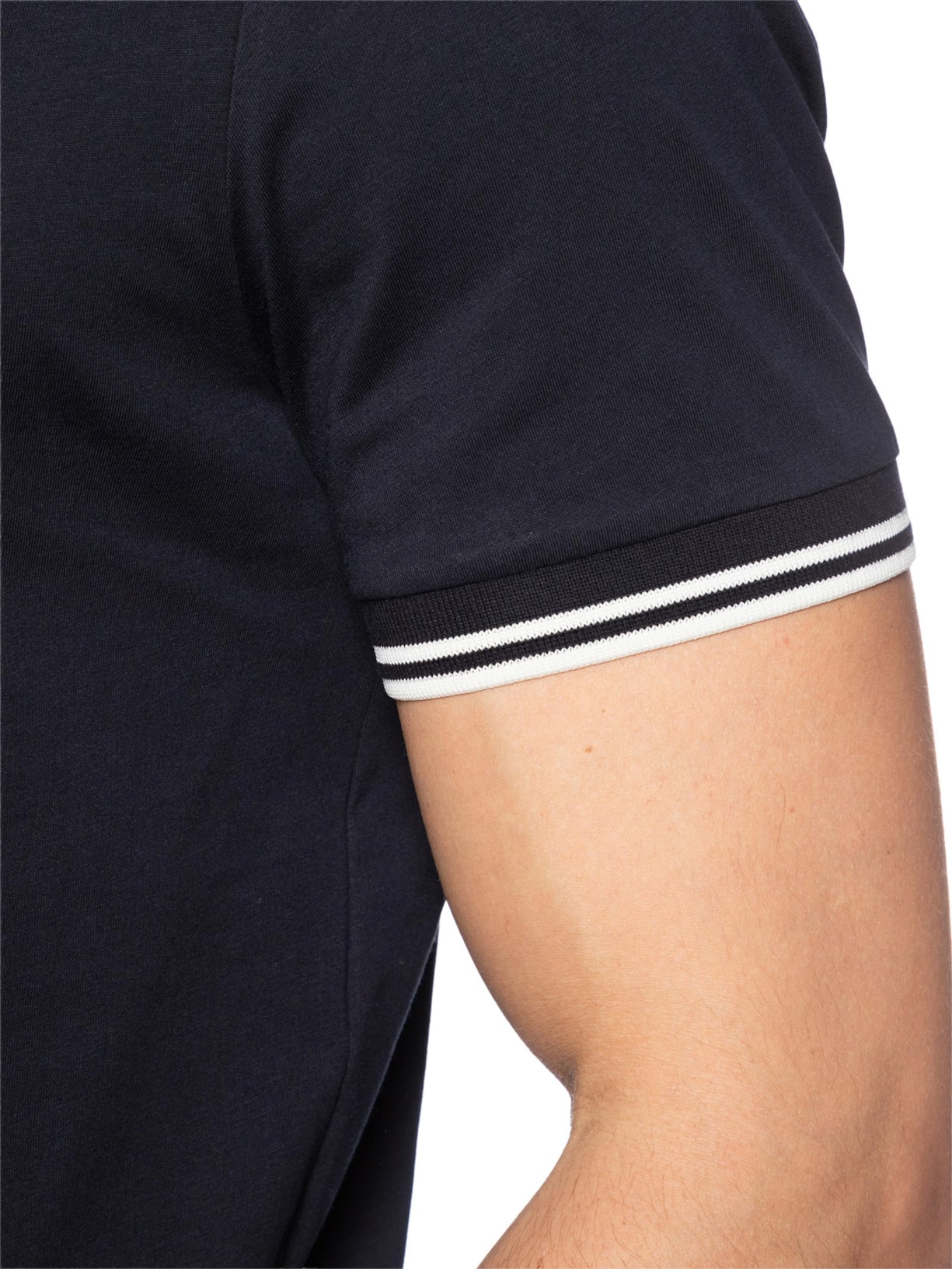 Camiseta Masculina Twin Tipped Azul Fred Perry
