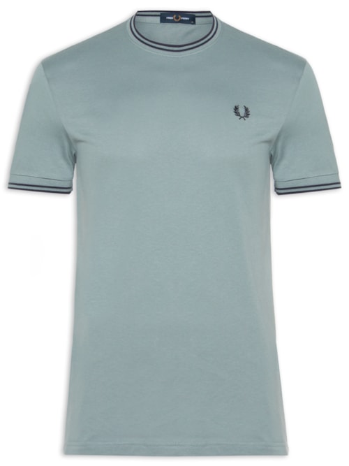 Camiseta Masculina Twin Tipped Regular Fit - Azul