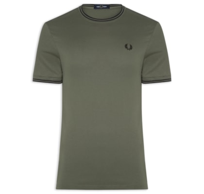 Camiseta Masculina Twin Tipped Regular Fit - Verde