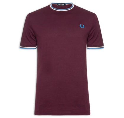 Camiseta Masculina Twin Tipped Regular Fit - Vermelho