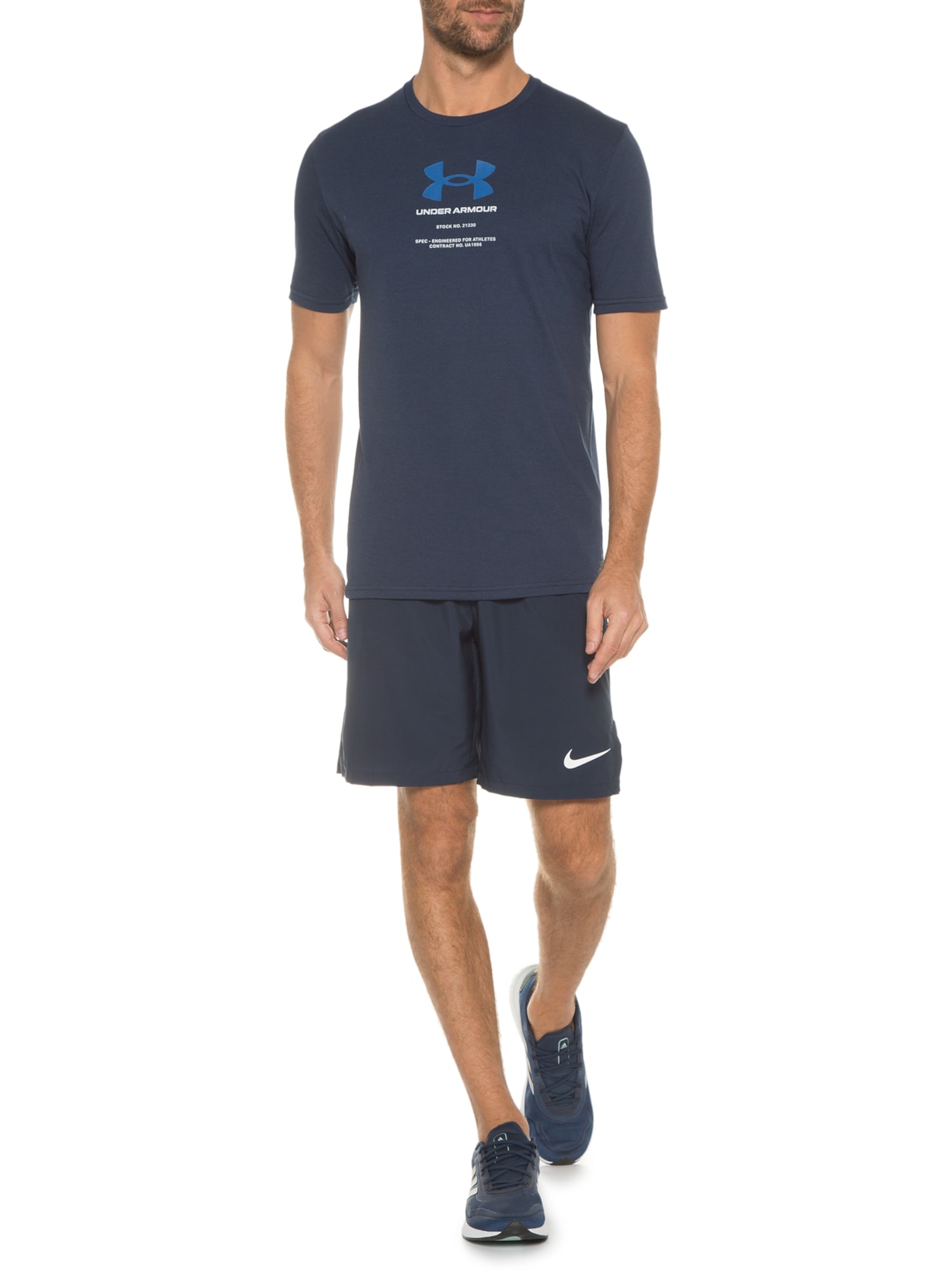 Camiseta Masculina Ua Engineered Symbol Azul Under Armour