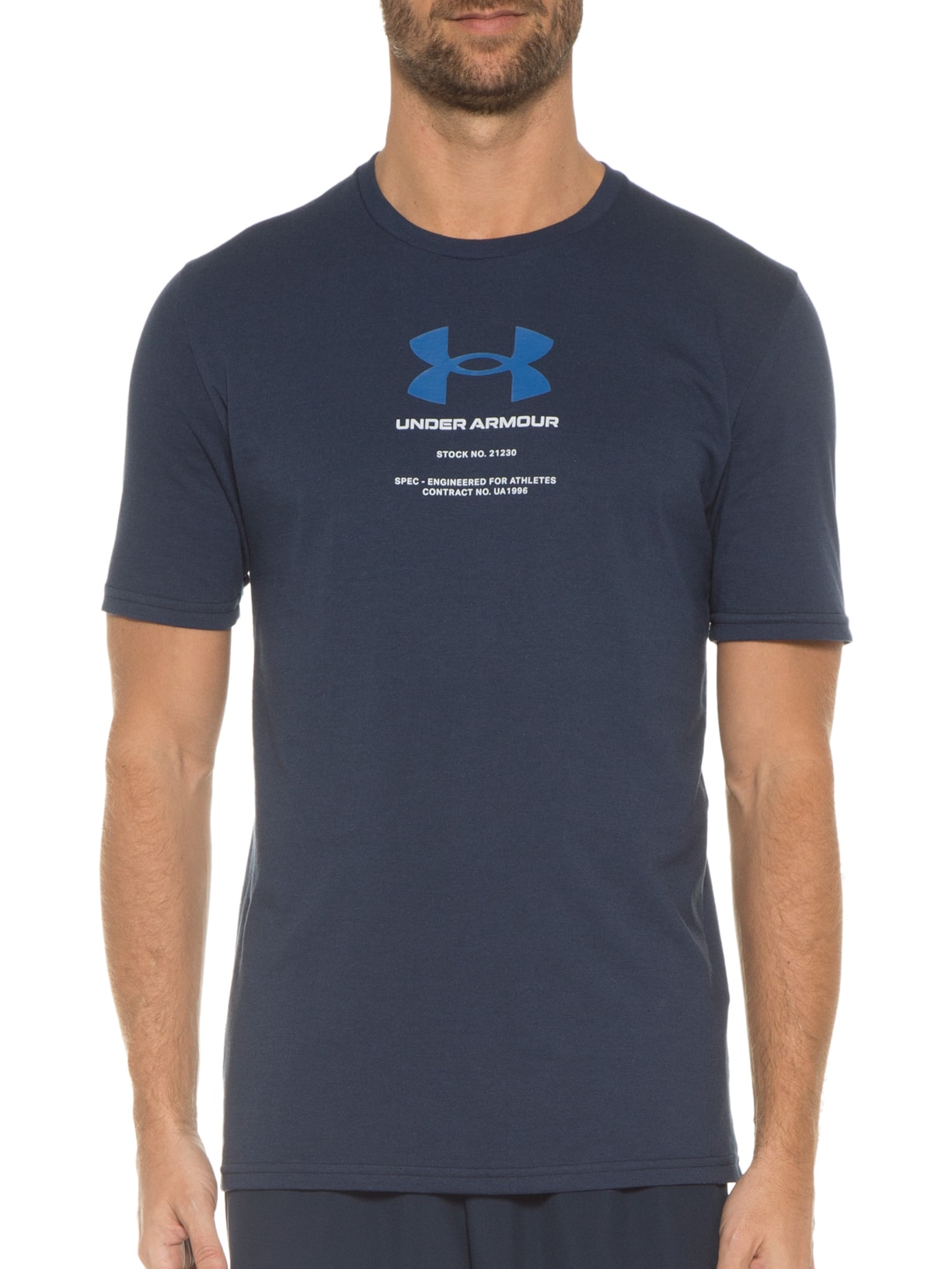 Camiseta Masculina Ua Engineered Symbol Azul Under Armour