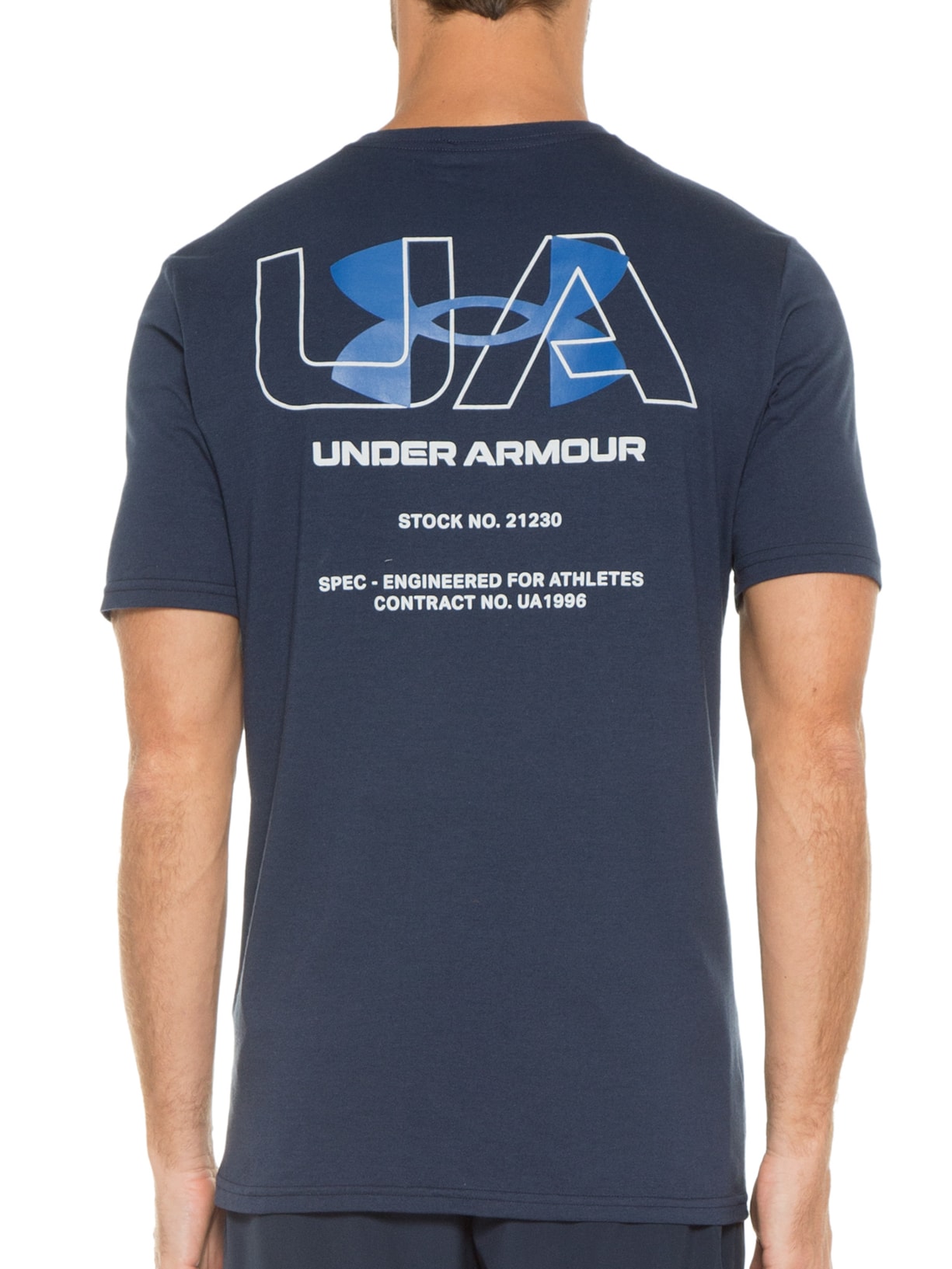 Camiseta Masculina Ua Engineered Symbol Azul Under Armour