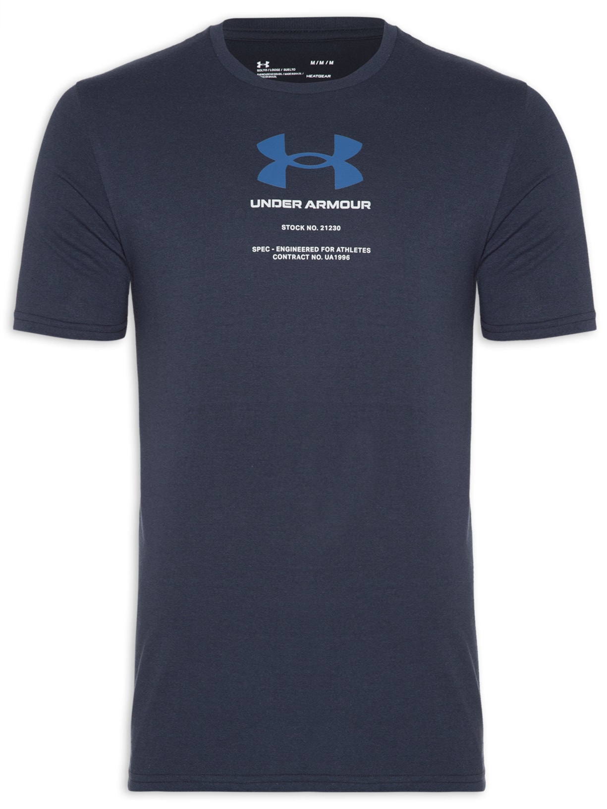 Camiseta Masculina Ua Engineered Symbol - Azul