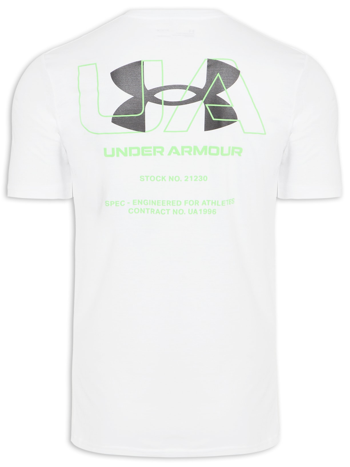 Camiseta Masculina Ua Engineered Symbol Branco Under Armour