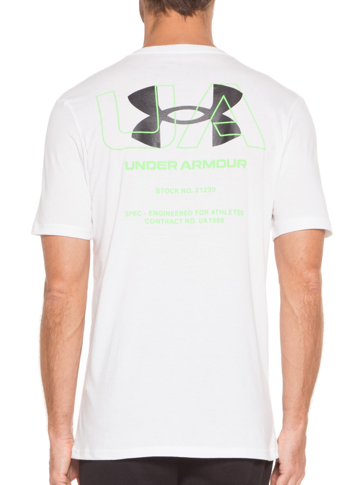 Camiseta Masculina Ua Engineered Symbol Branco Under Armour