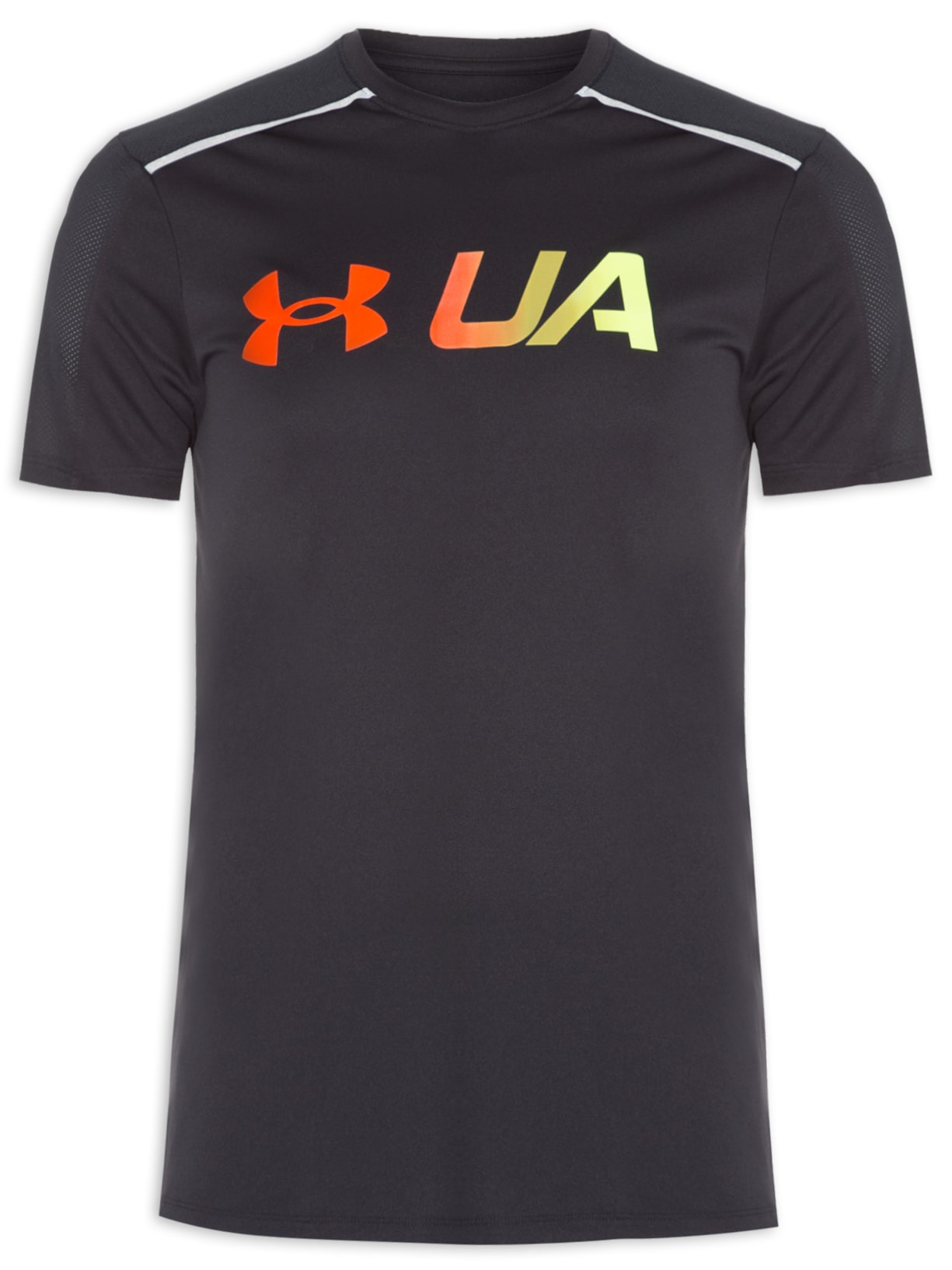 Camiseta Masculina Ua Run Graphic Print Fill Ss - Preto