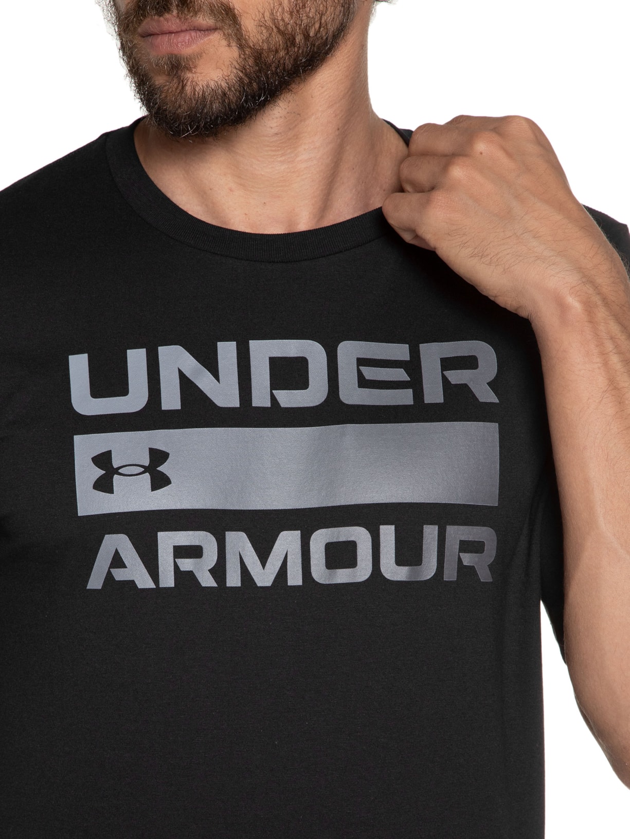Camiseta Masculina Ua Team Issue Preto Under Armour