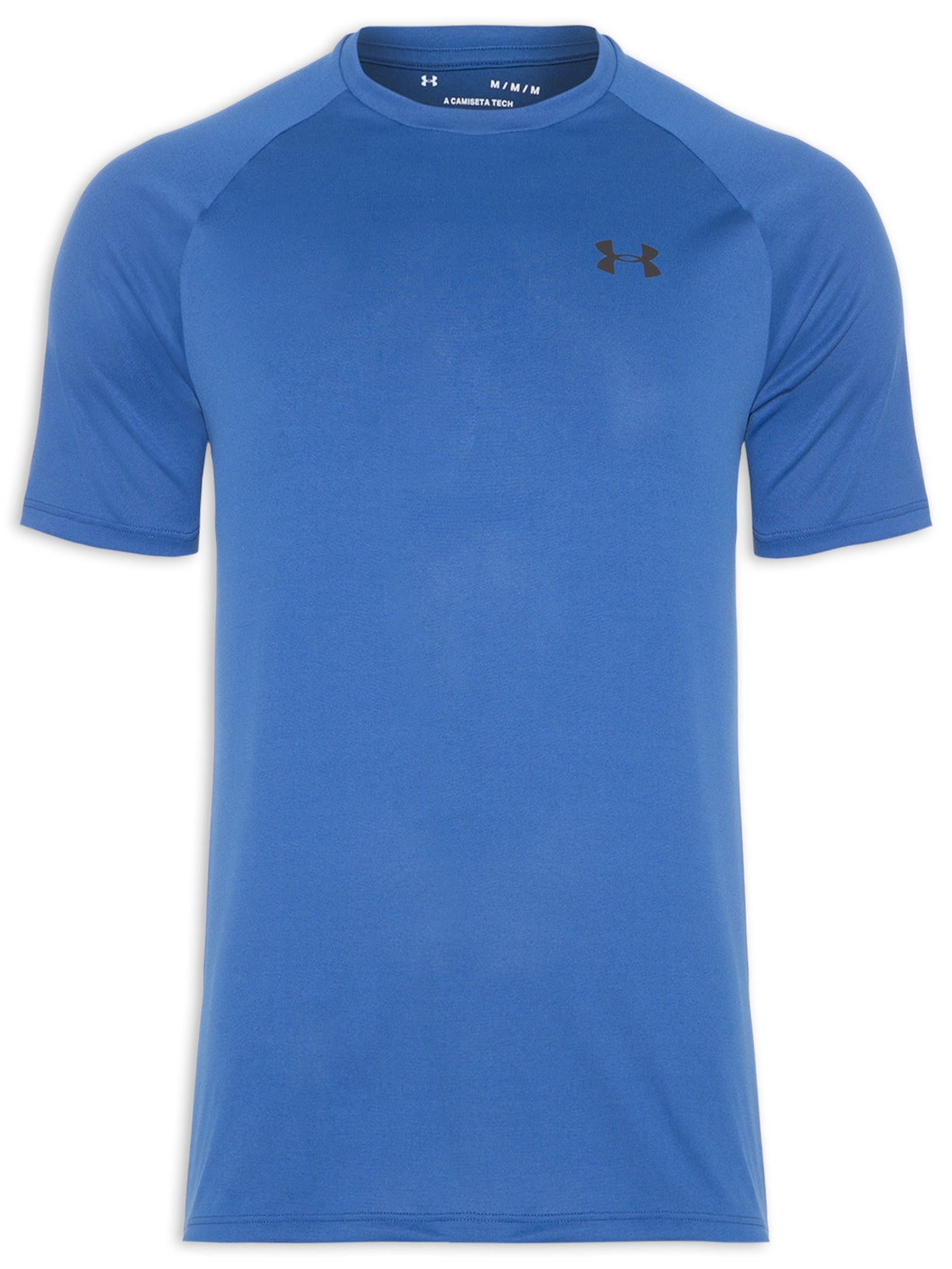 Camiseta Masculina Ua Tech 2.0 - Azul
