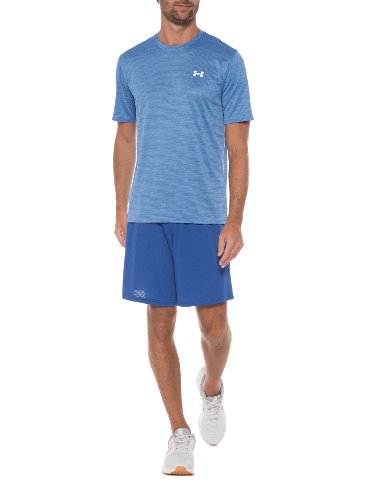 Camiseta Masculina Ua Training Vent 2.0 Ss Azul Under Armour
