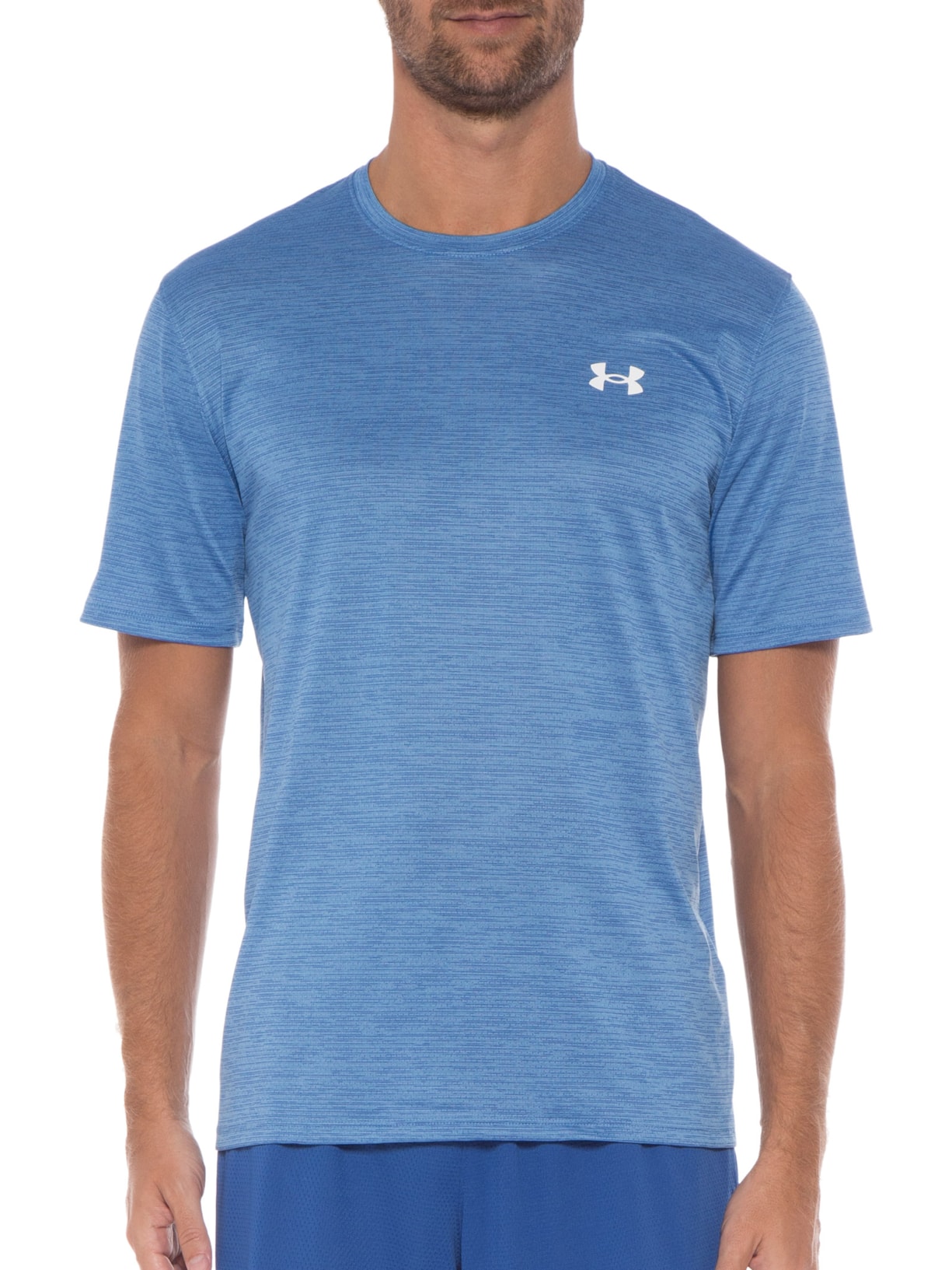 Camiseta Masculina Ua Training Vent 2.0 Ss Azul Under Armour