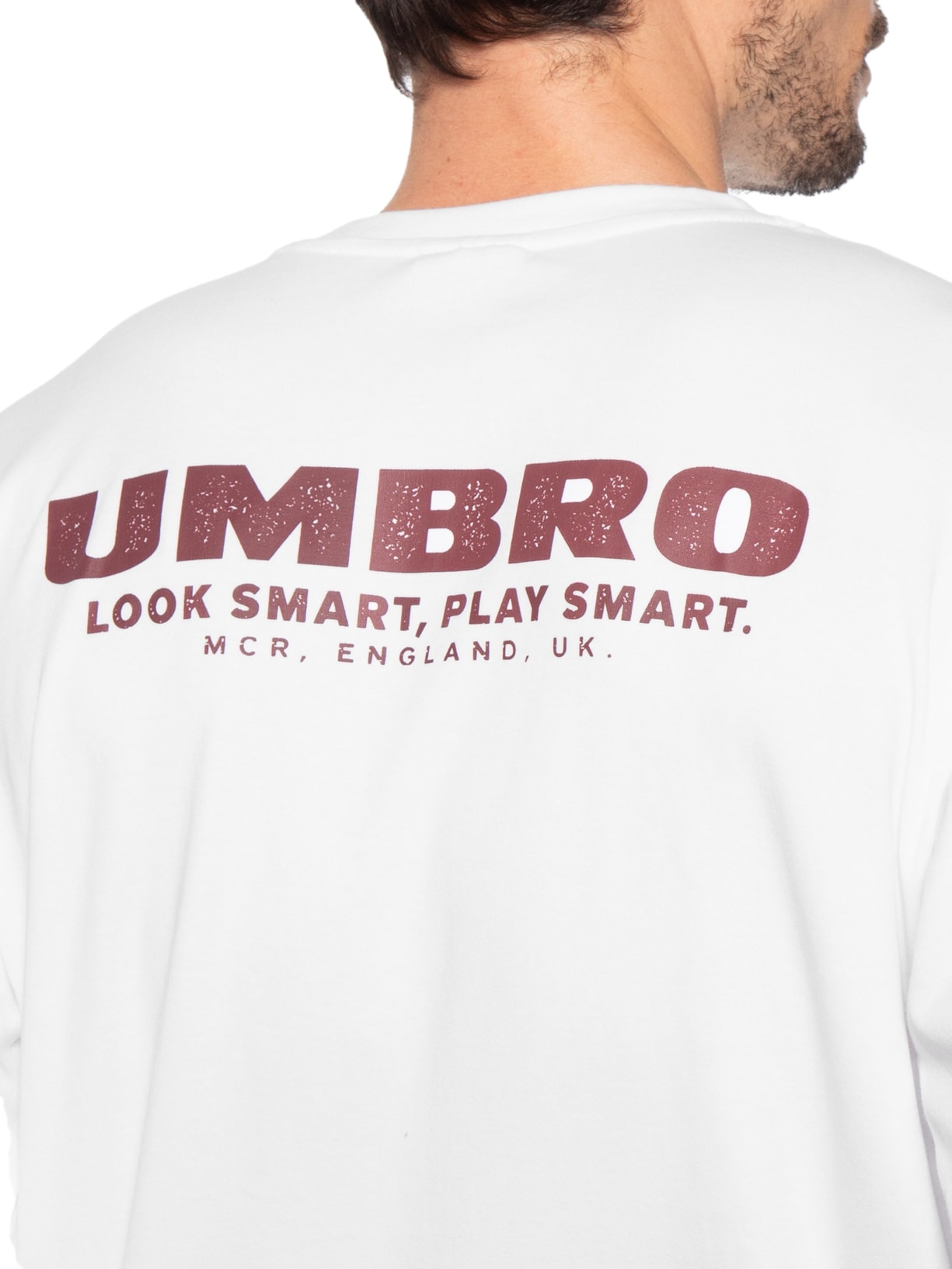 Camiseta Masculina Umbro Play Smart Graphic Tee Branco Umbro