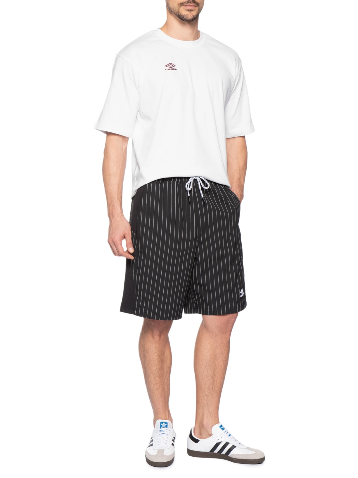 Camiseta Masculina Umbro Play Smart Graphic Tee – Branco Umbro