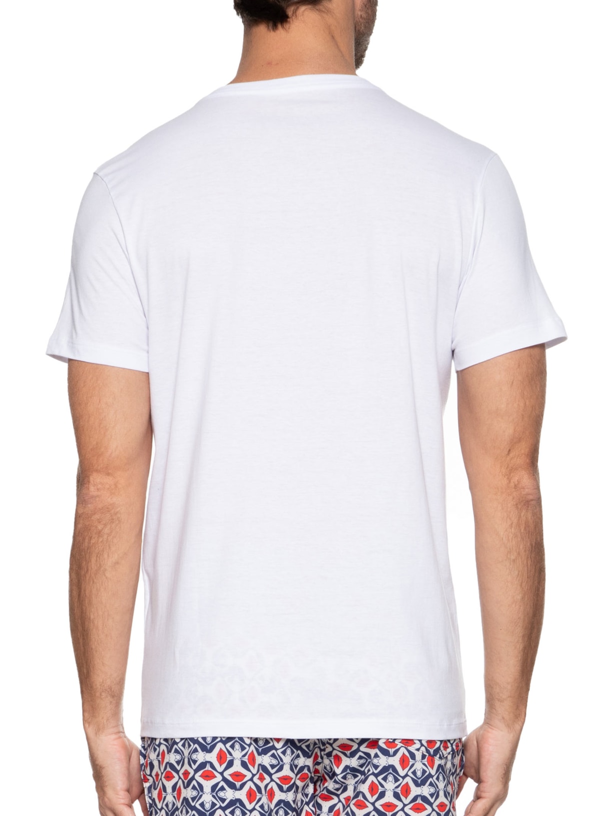 Camiseta Masculina Undefined  Branco Parioca