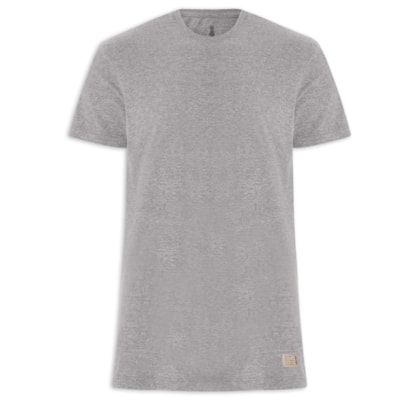 Camiseta Masculina Urban Em Algodão - Cinza