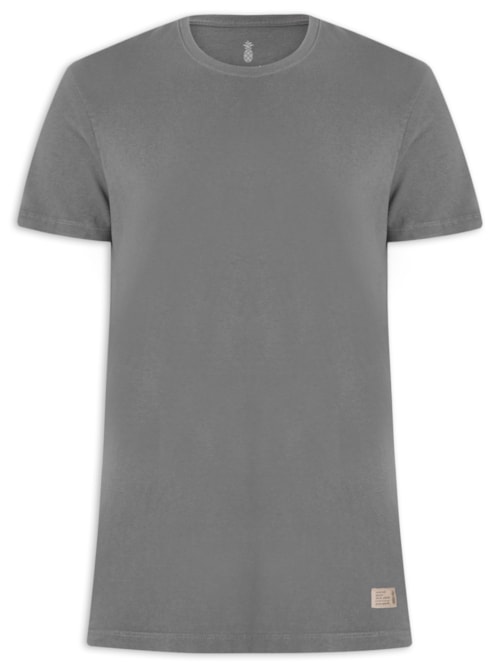 Camiseta Masculina Urban Em Algodão - Cinza