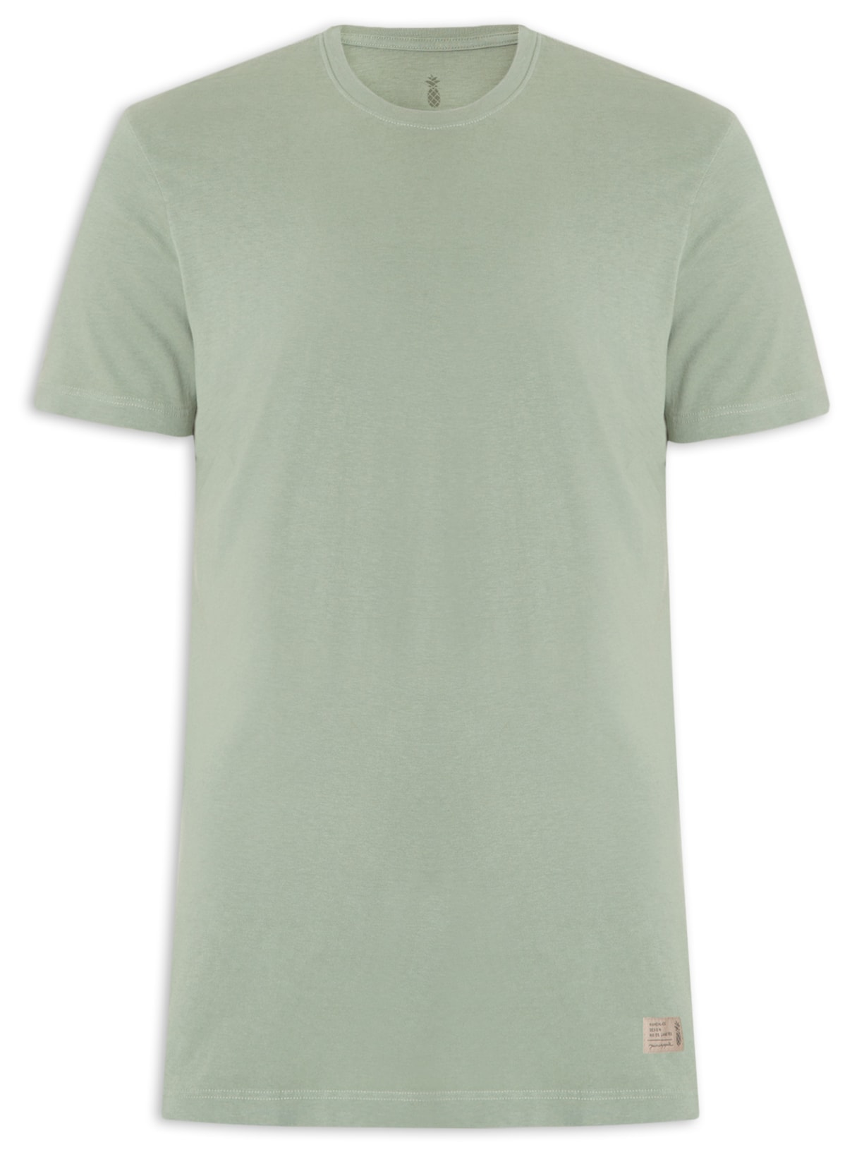 Camiseta Masculina Urban Em Algodão Verde Pineapple
