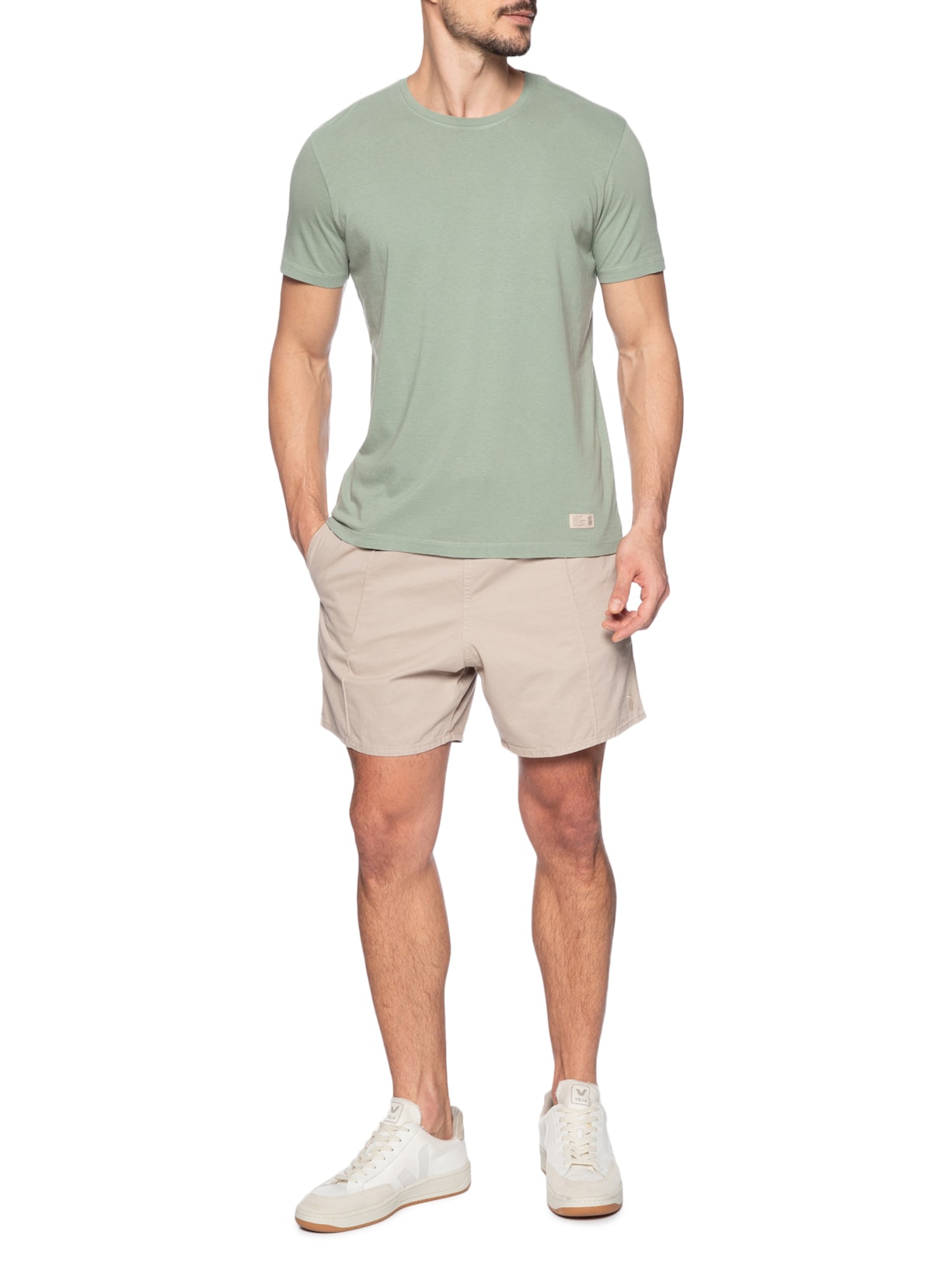 Camiseta Masculina Urban Em Algodão Verde Pineapple