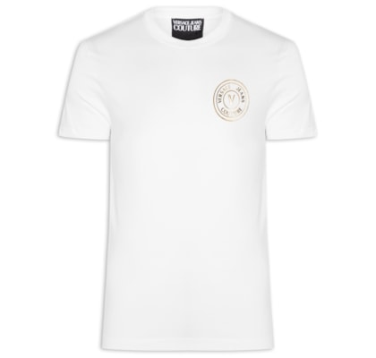 Camiseta Masculina V-Emblem Thick Foil - Branco