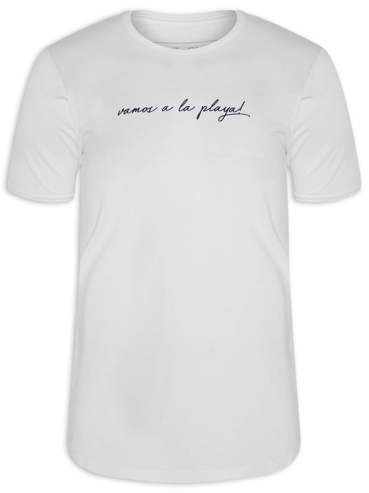 Camiseta Masculina Vamos A La Playa - Branco