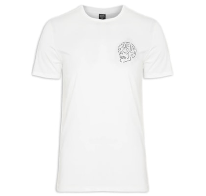 Camiseta Masculina Venice Skull - Branco