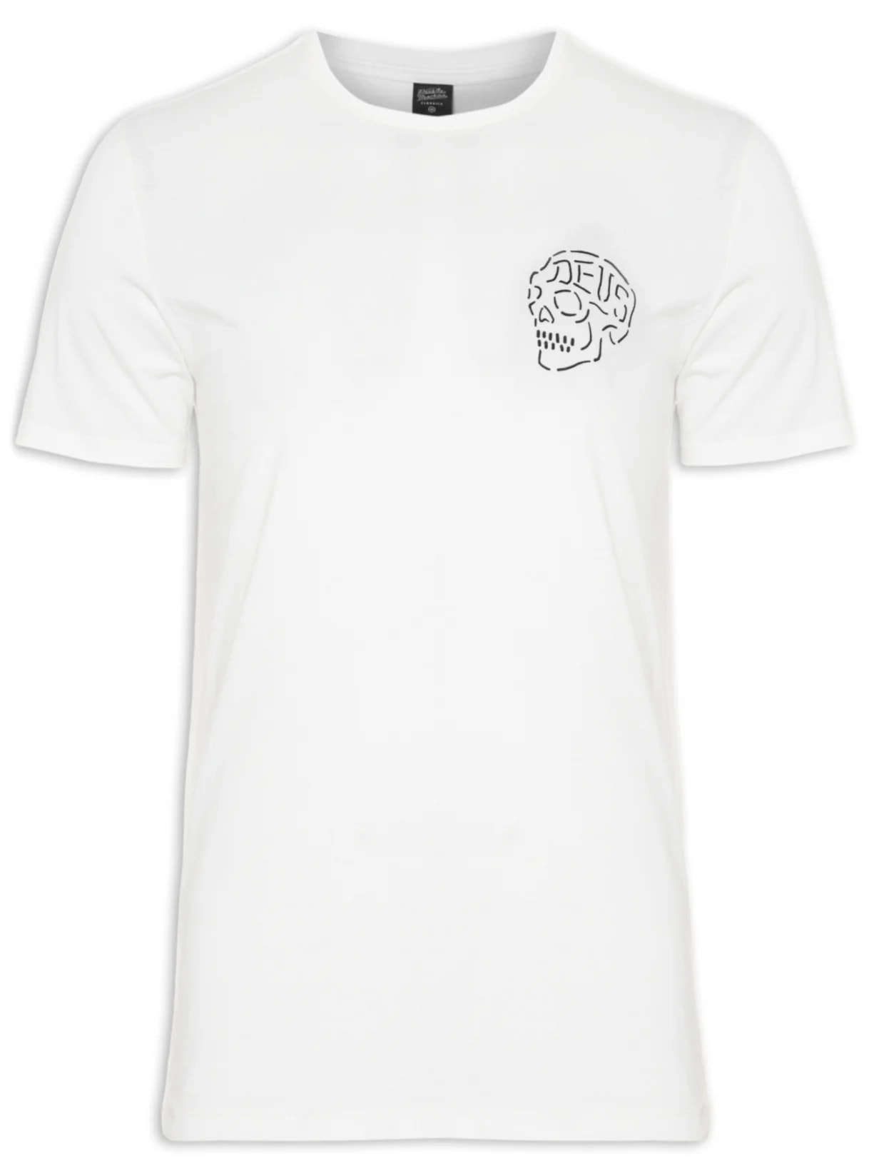 Camiseta Masculina Venice Skull - Branco
