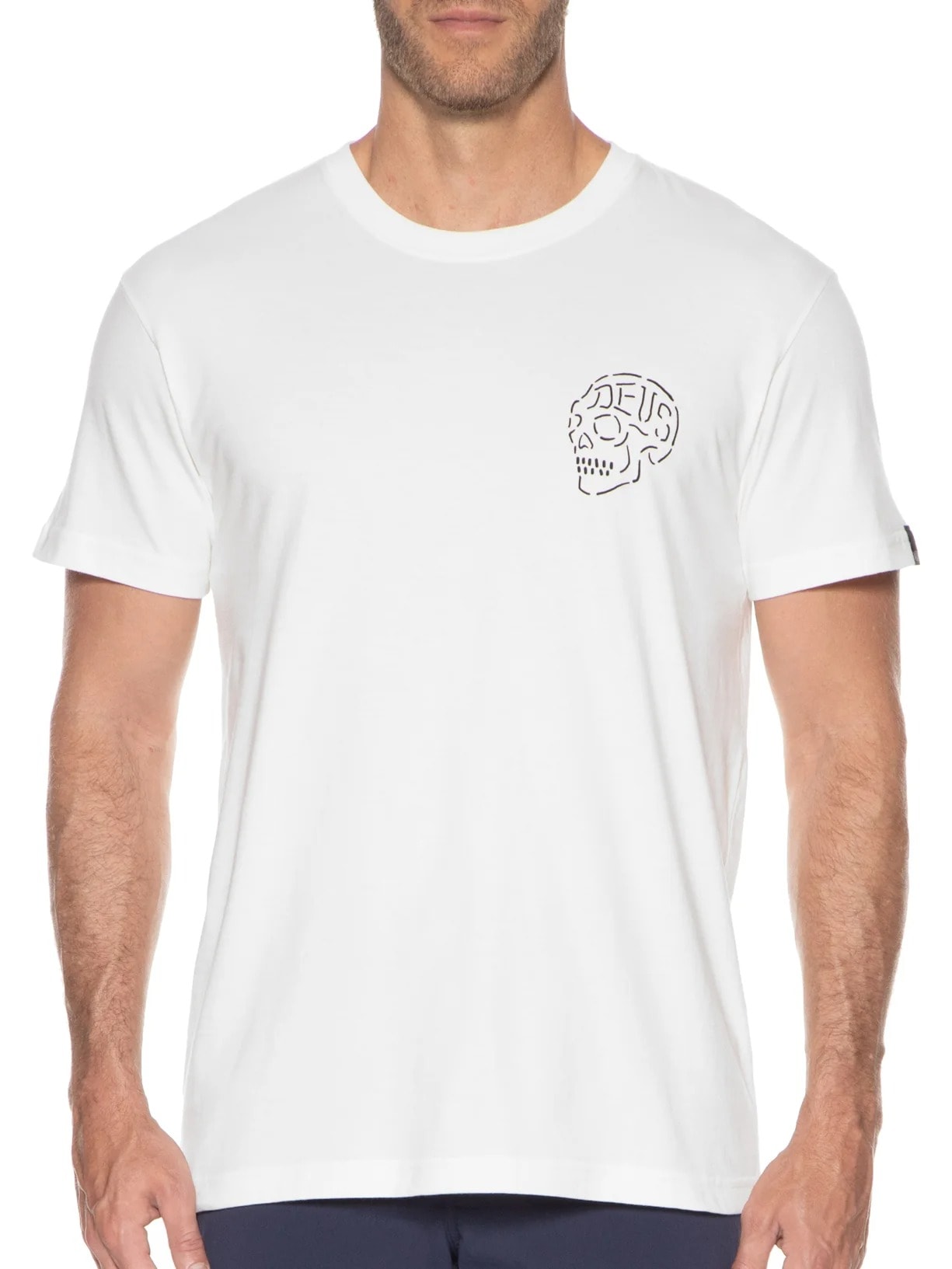 Camiseta Masculina Venice Skull Branco Deus Ex Machina