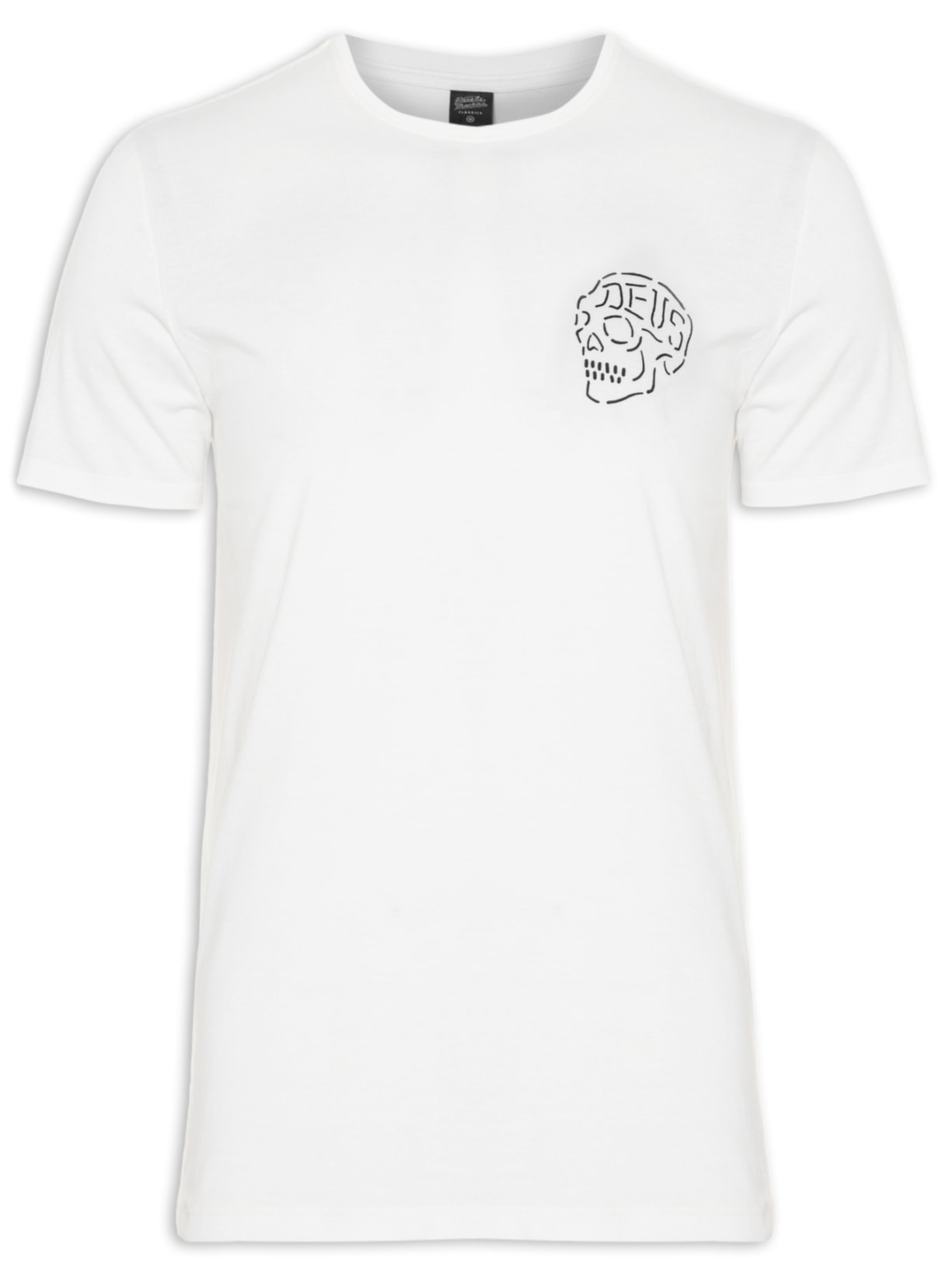 Camiseta Masculina Venice Skull - Branco