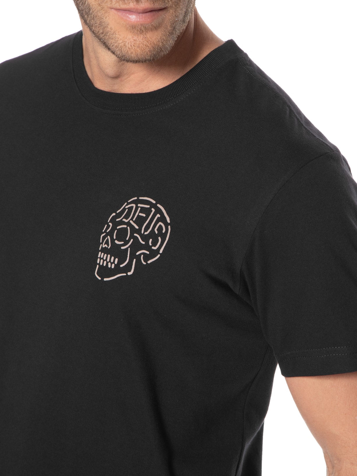 Camiseta Masculina Venice Skull Preto Deus Ex Machina