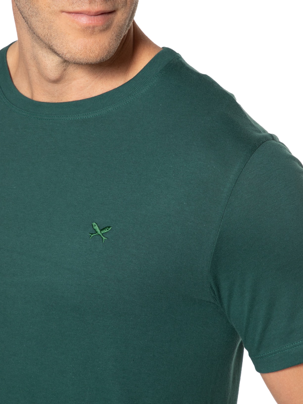 Camiseta Masculina Verde Hering
