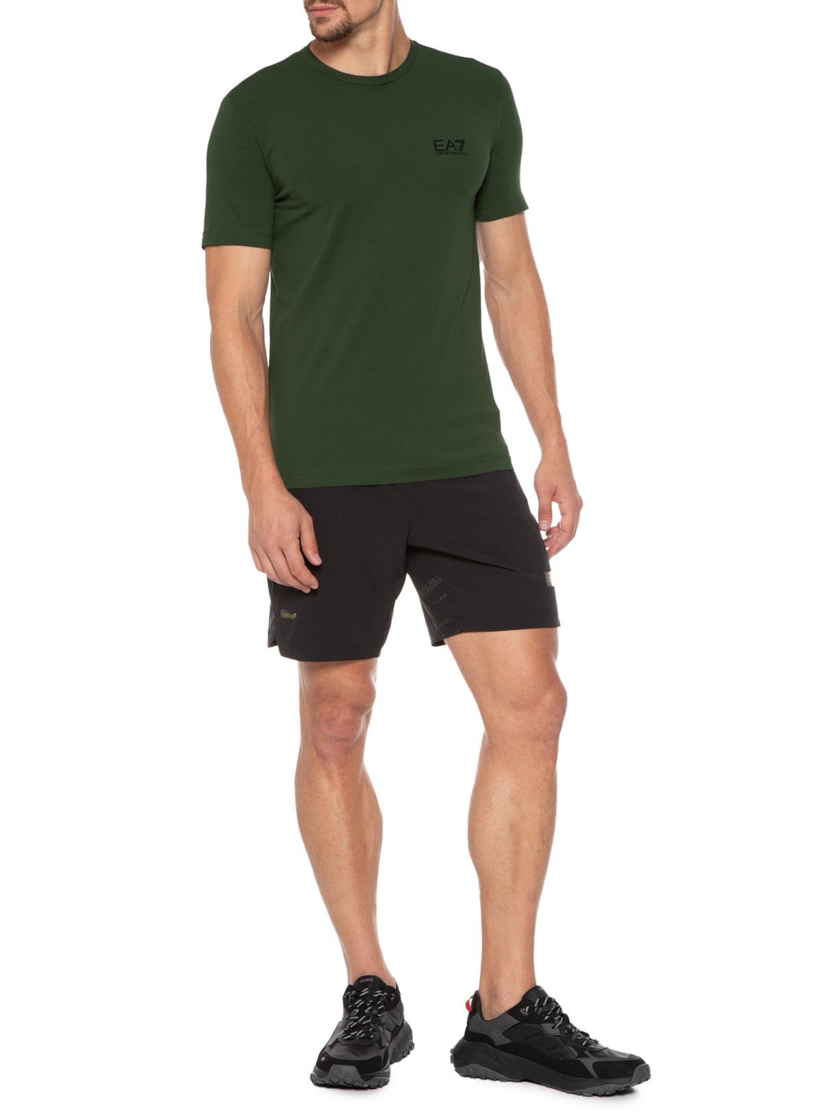 Camiseta Masculina Verde Ea7 Emporio Armani