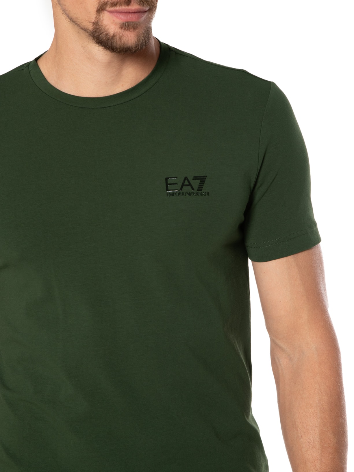 Camiseta Masculina Verde Ea7 Emporio Armani