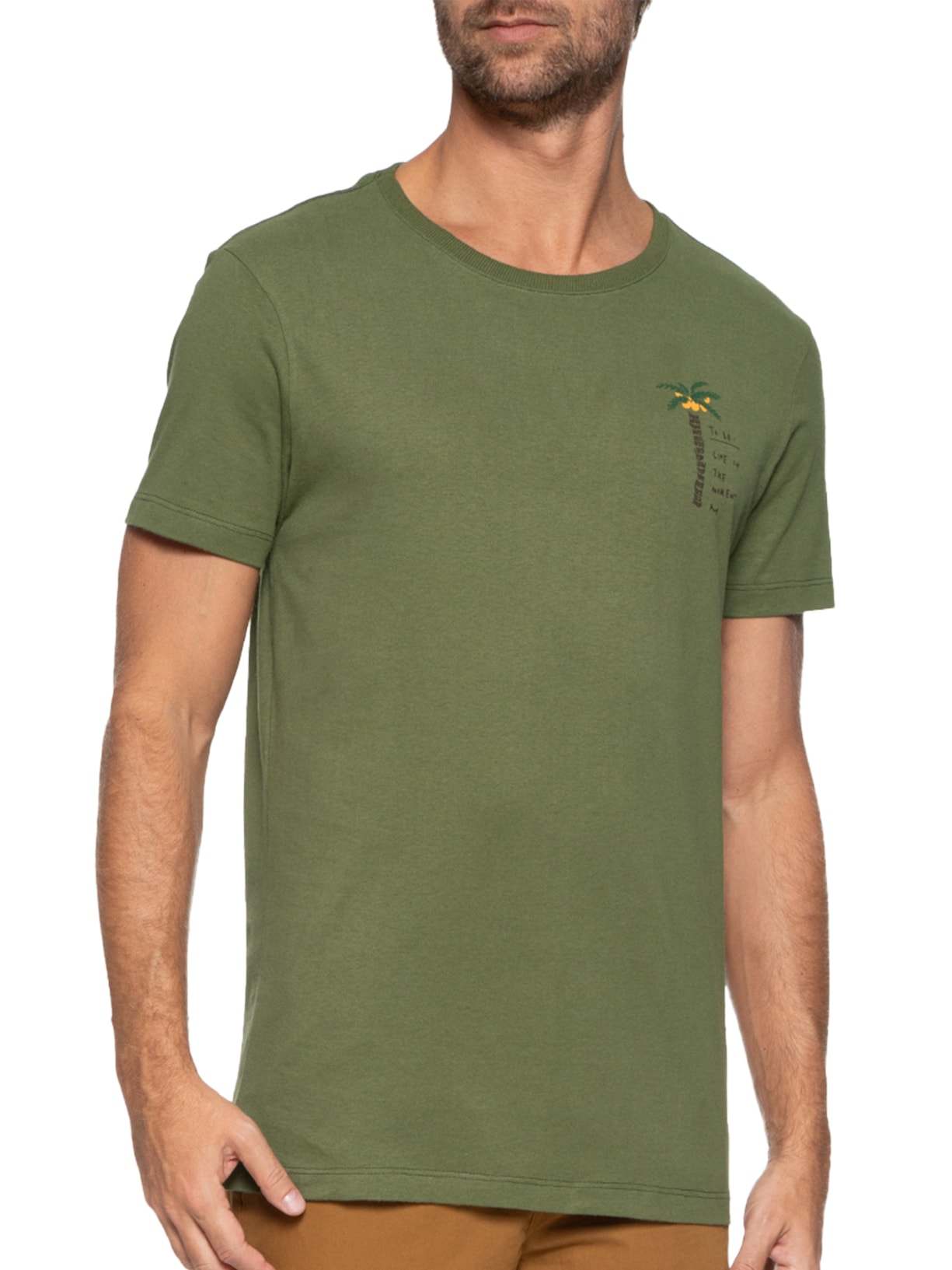 Camiseta Masculina Verde Melty Rj