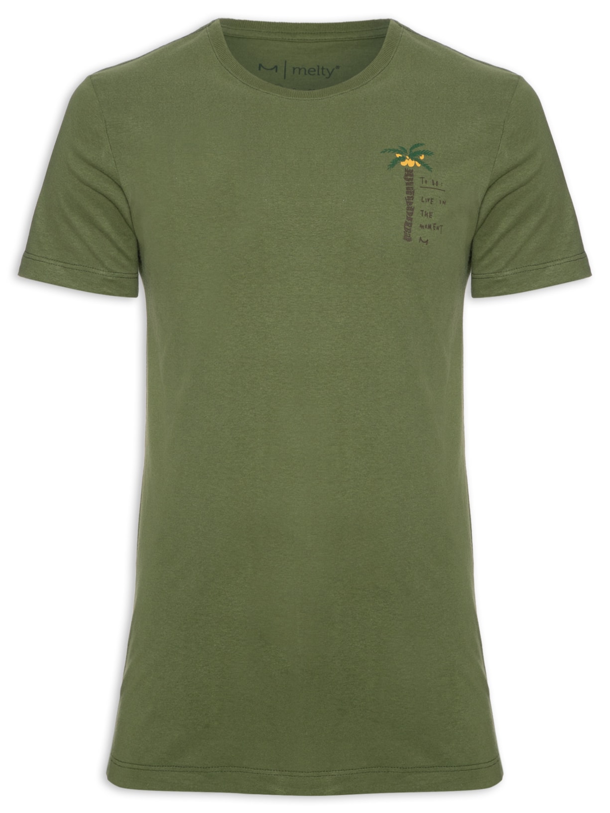 Camiseta Masculina Verde Melty Rj