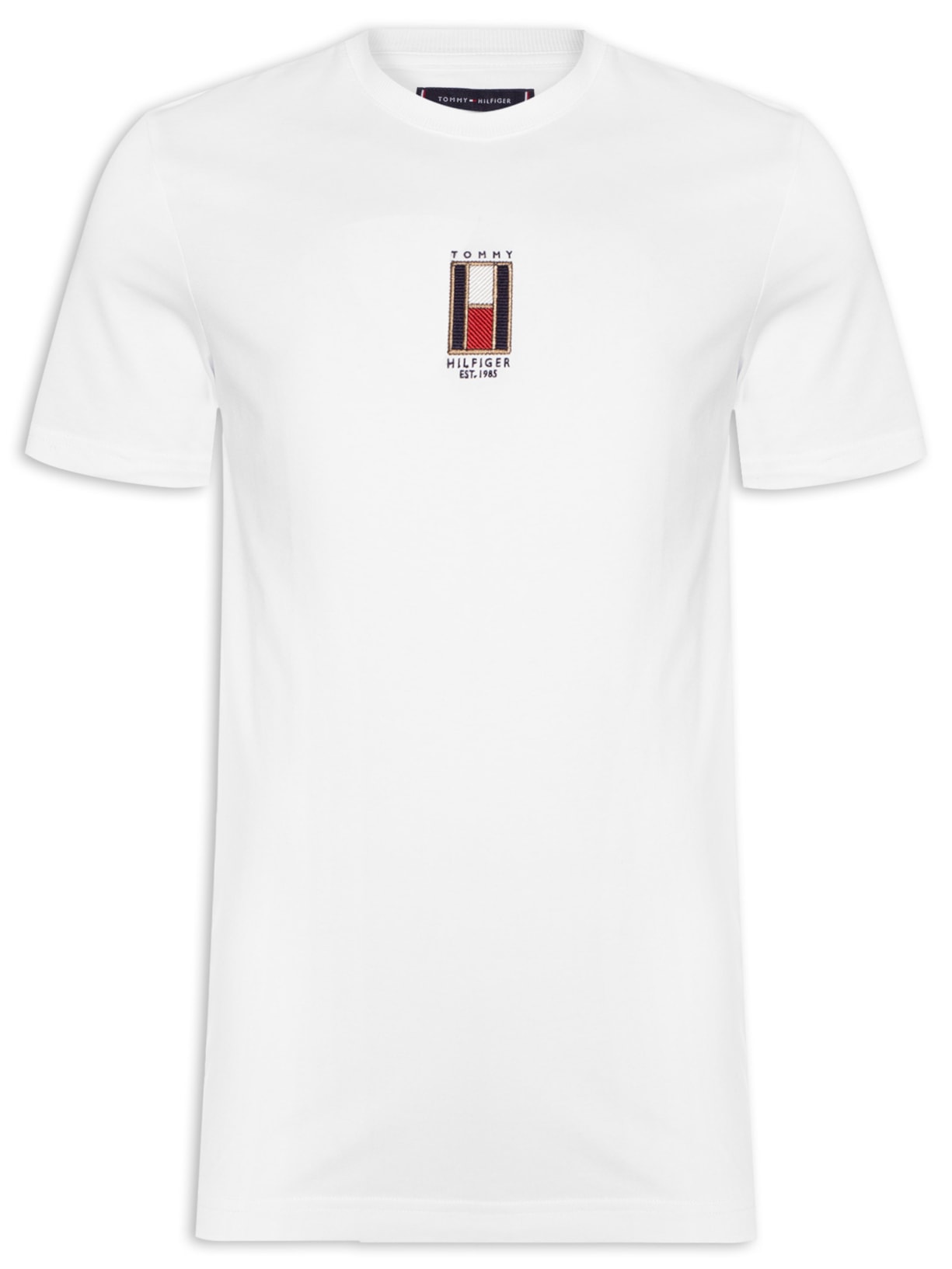 Camiseta Masculina Vertical Flag Tee - Branco