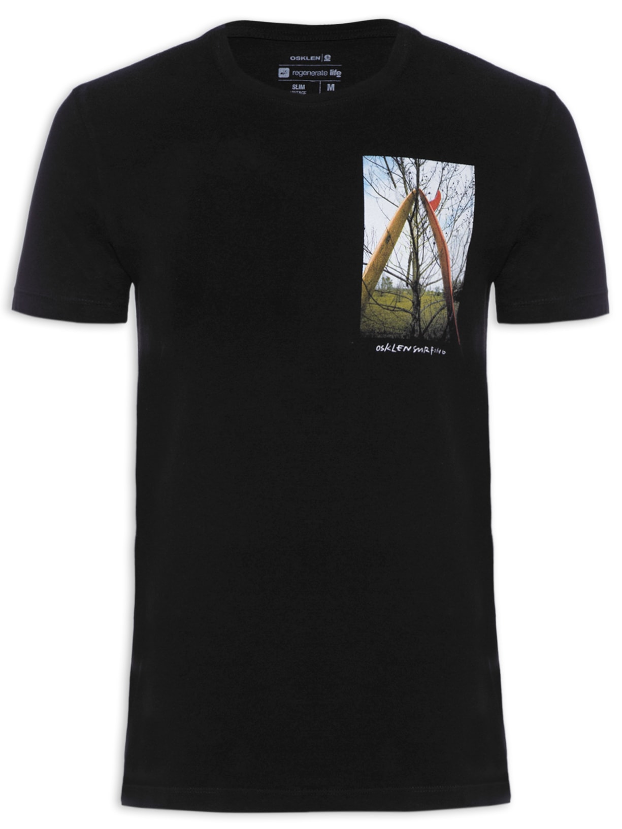 Camiseta Masculina Vintage 2 Boards - Preto