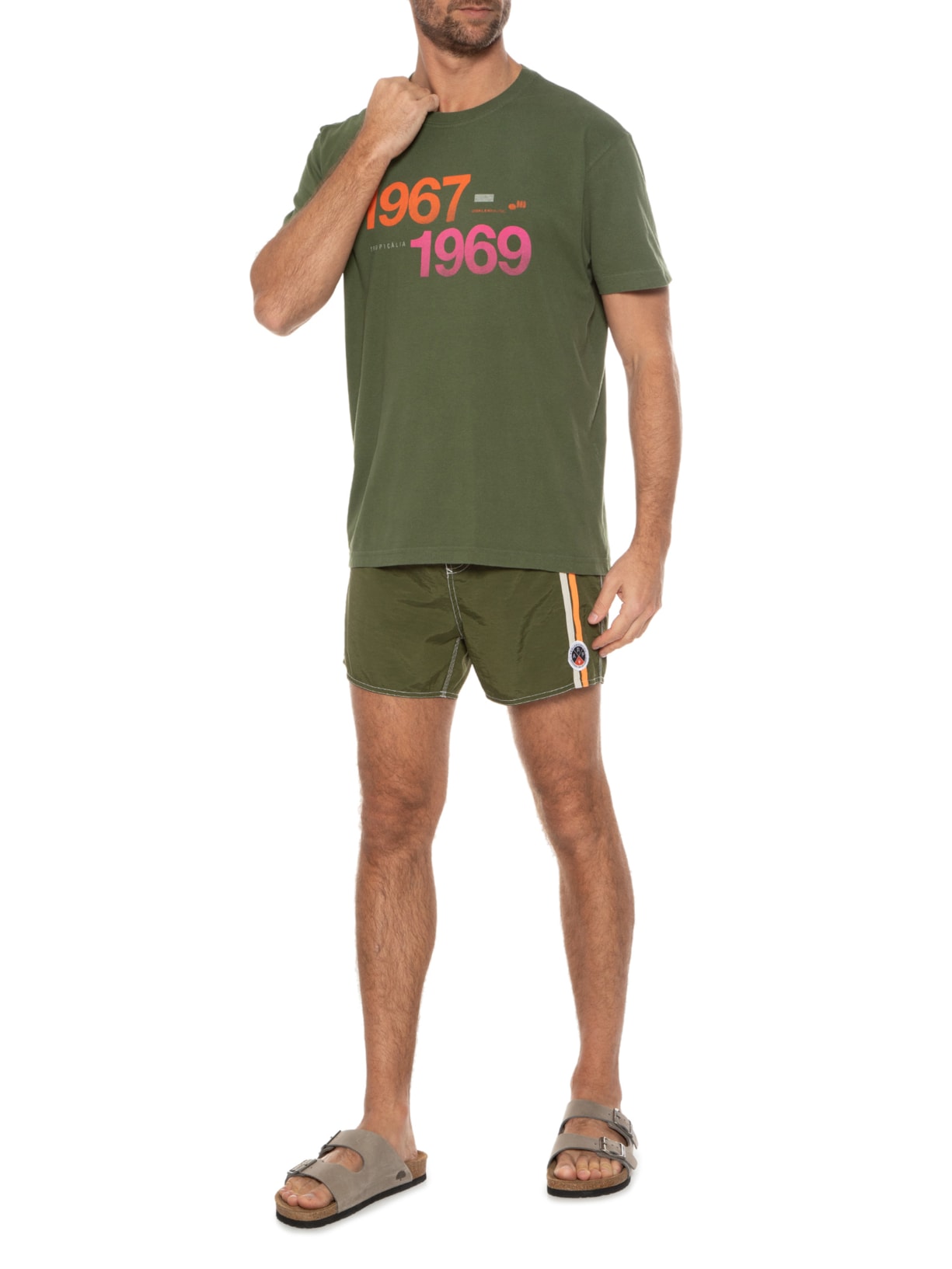 Camiseta Masculina Vintage 67-69 Verde Osklen